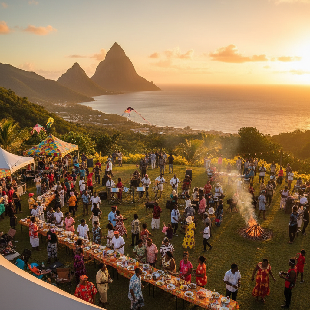 Saint Lucia community event gathering