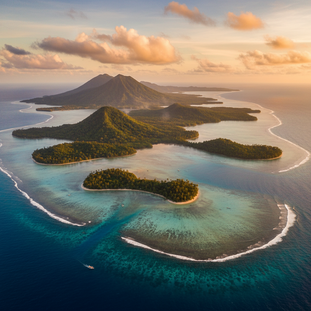 Solomon Islands overview landscape