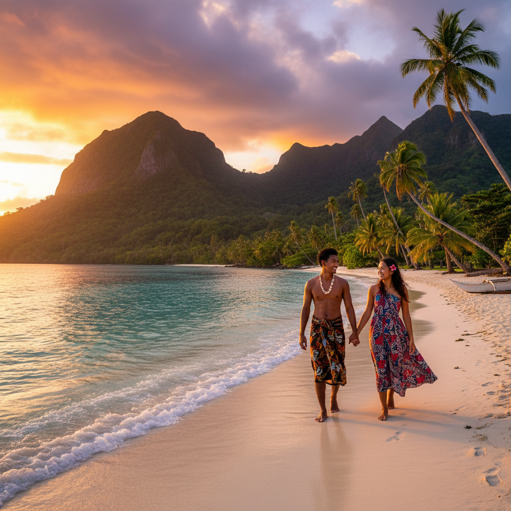 Solomon Islands young couple