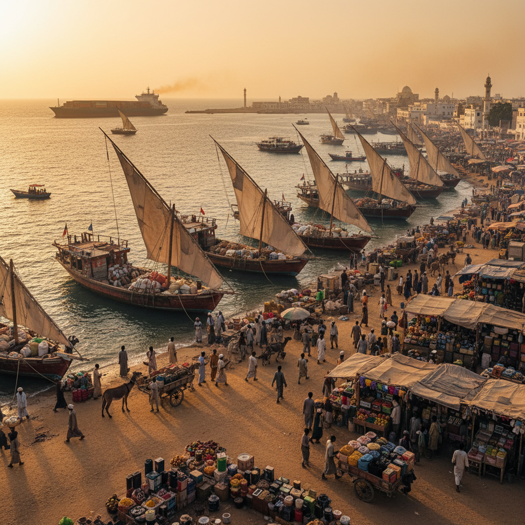 Somalia modern economy building horizontal