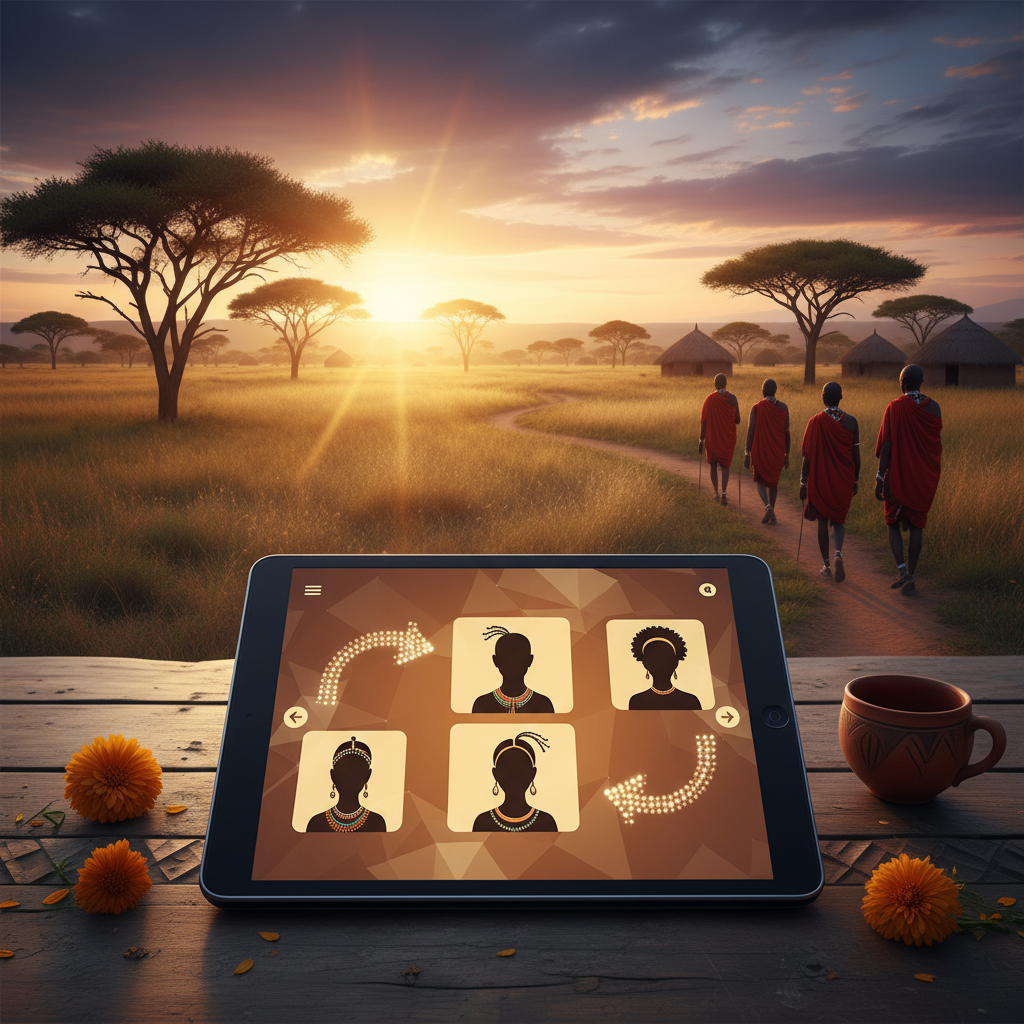 Young adults interacting in South Sudan