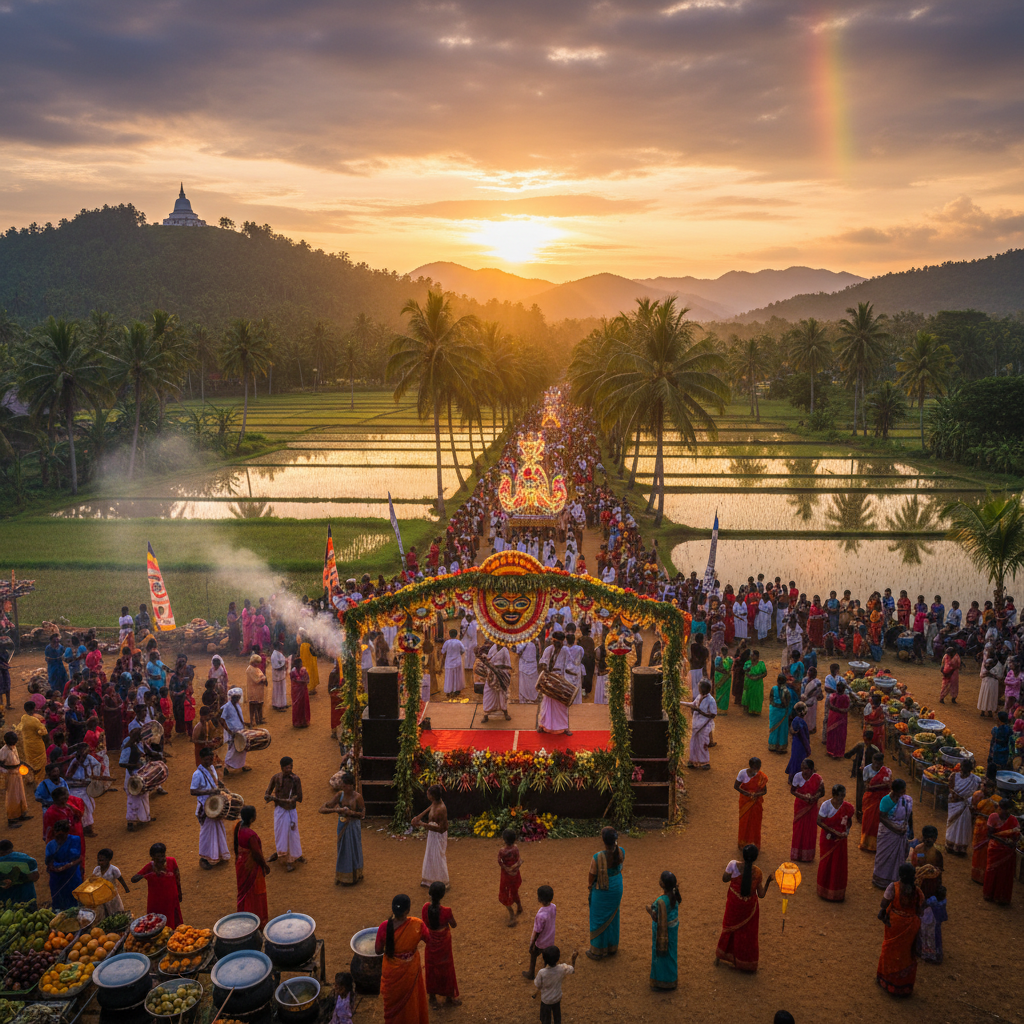 Sri Lanka diverse group of friends connecting
