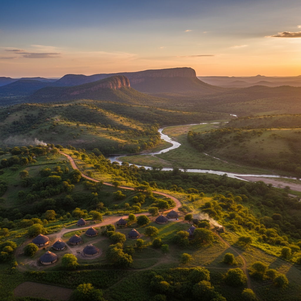 overview of Eswatini landscape