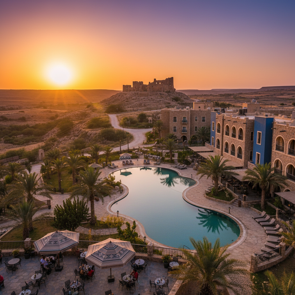 Hotels and accommodations in Syria, horizontal