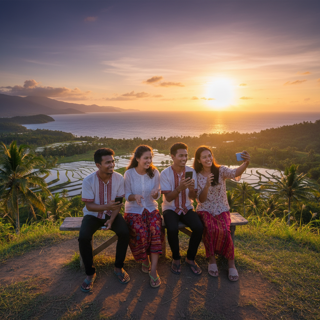 Timor Leste social media trends young people interacting horizontal