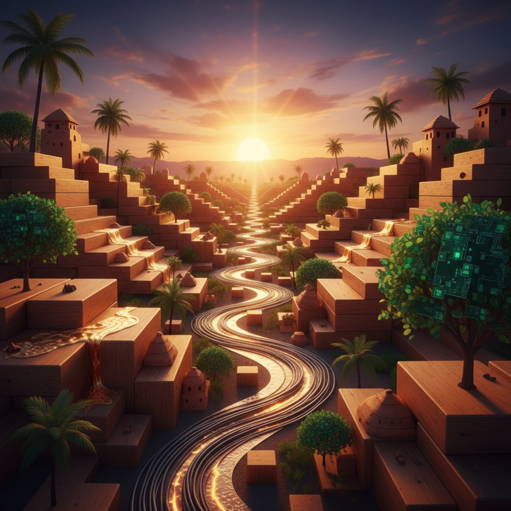 Togo economy growth abstract horizontal