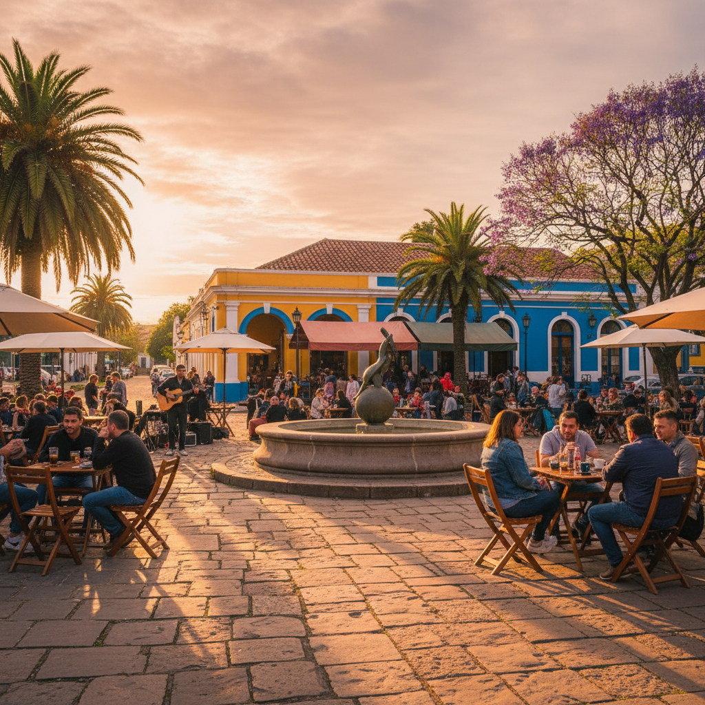 Uruguay cafe meeting spot