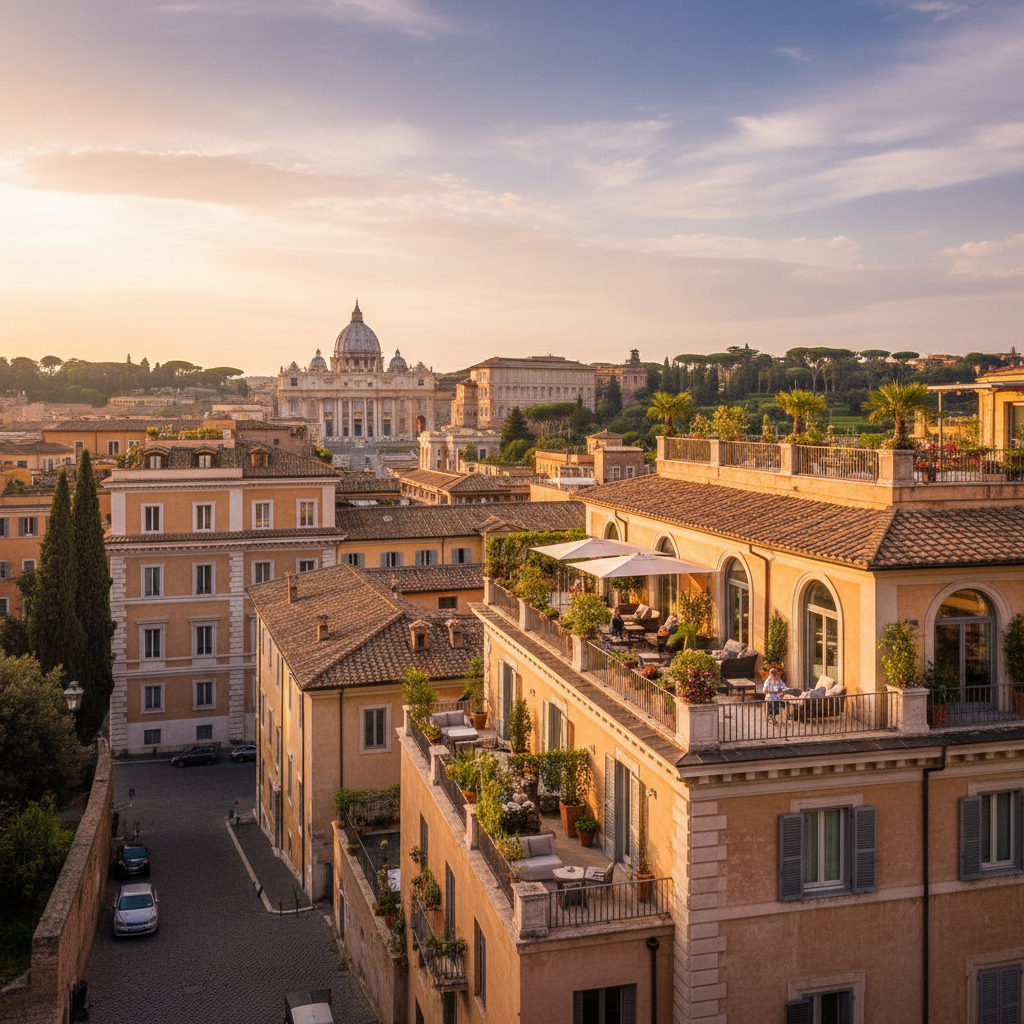 Vatikan unique accommodations, hotels, horizontal