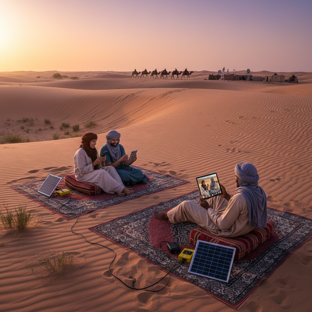 couples interacting online in Western Sahara