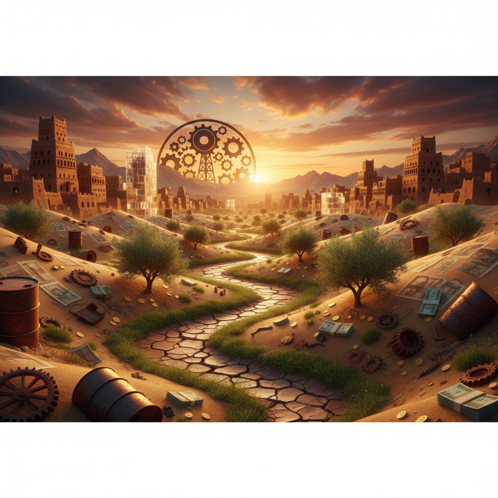 economic activities and markets in Yemen, horizontal