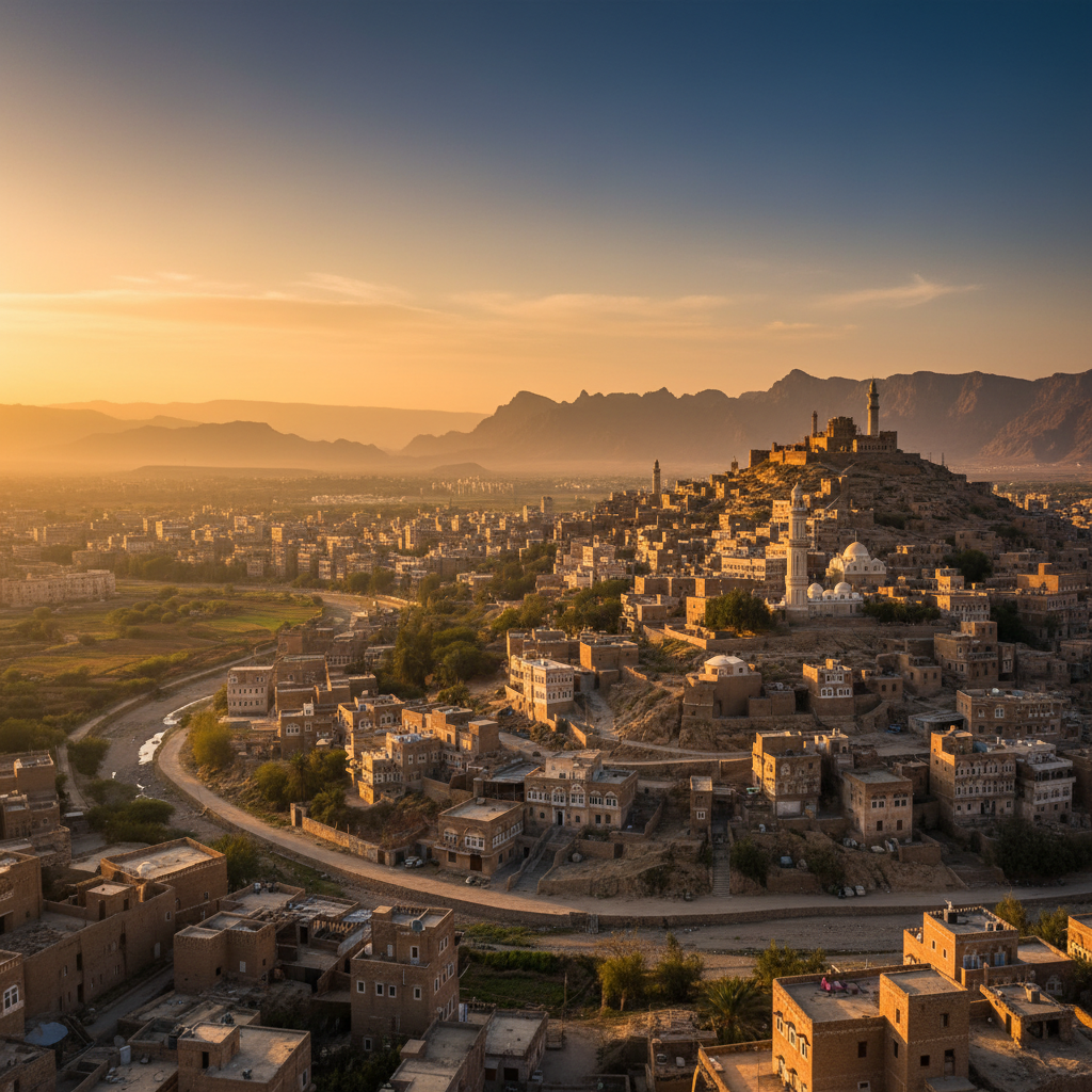 overview of daily life in Yemen, horizontal