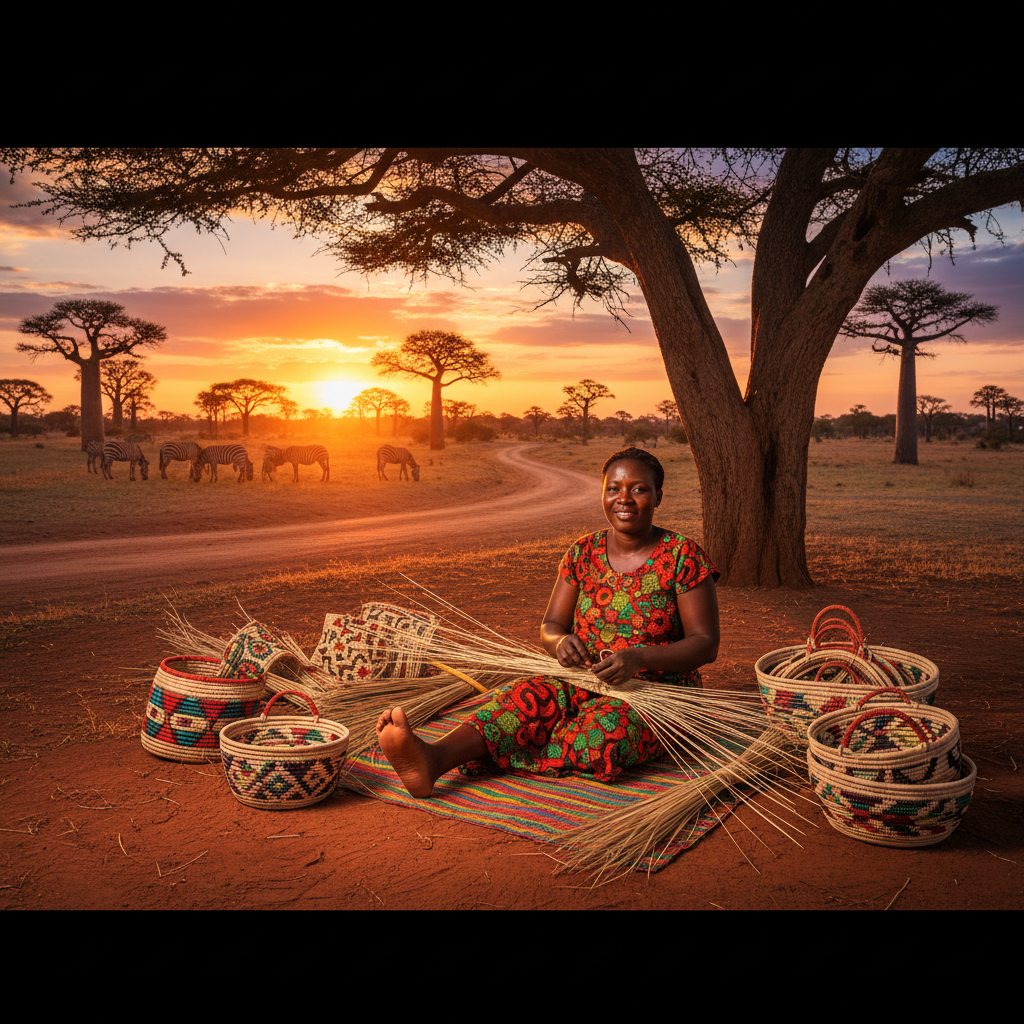 Zambia entrepreneur working horizontal