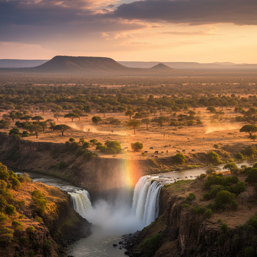 Zambia overview landscape horizontal