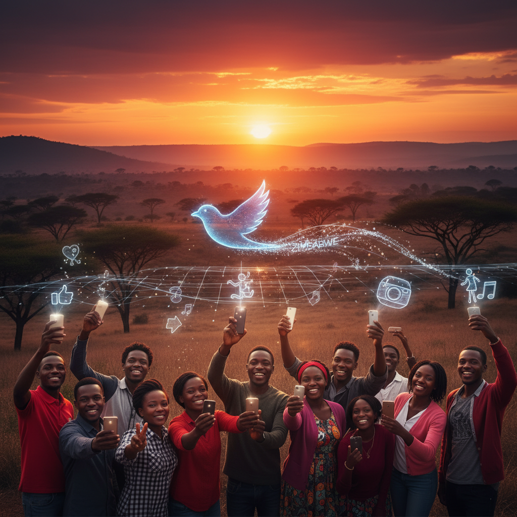 Zimbabwe social media trends horizontal