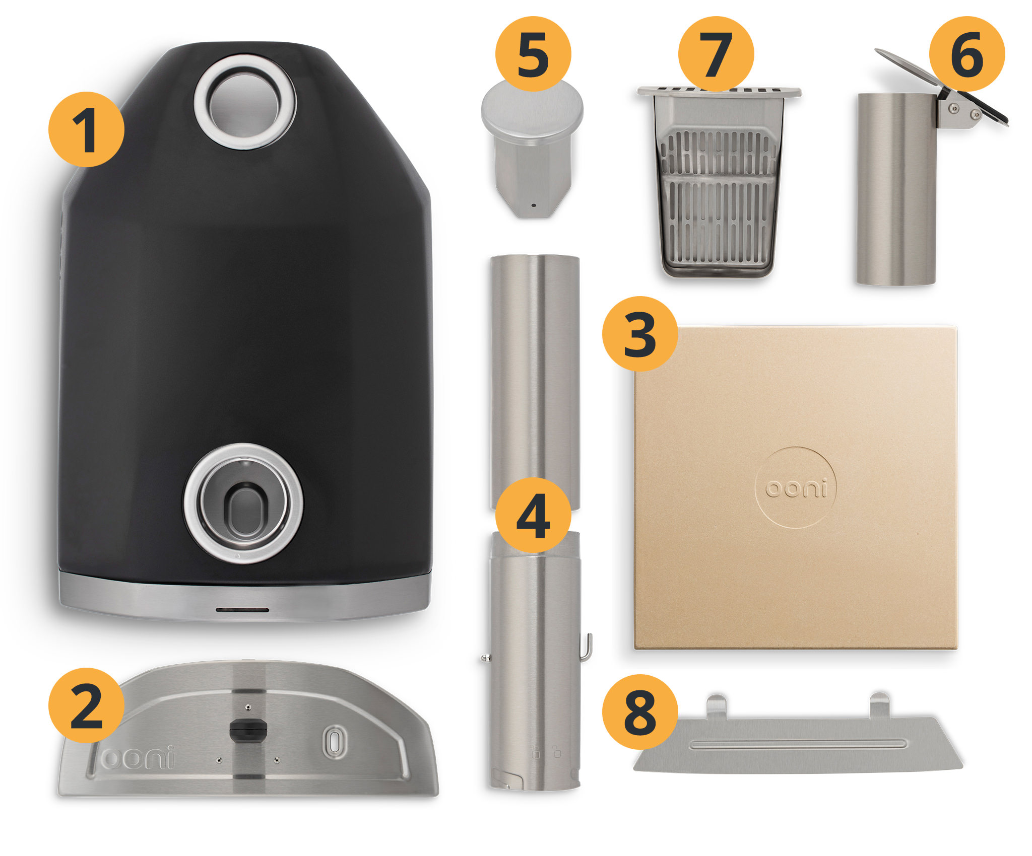 ooni fyra 12 pizzaofen pellets lieferumfang