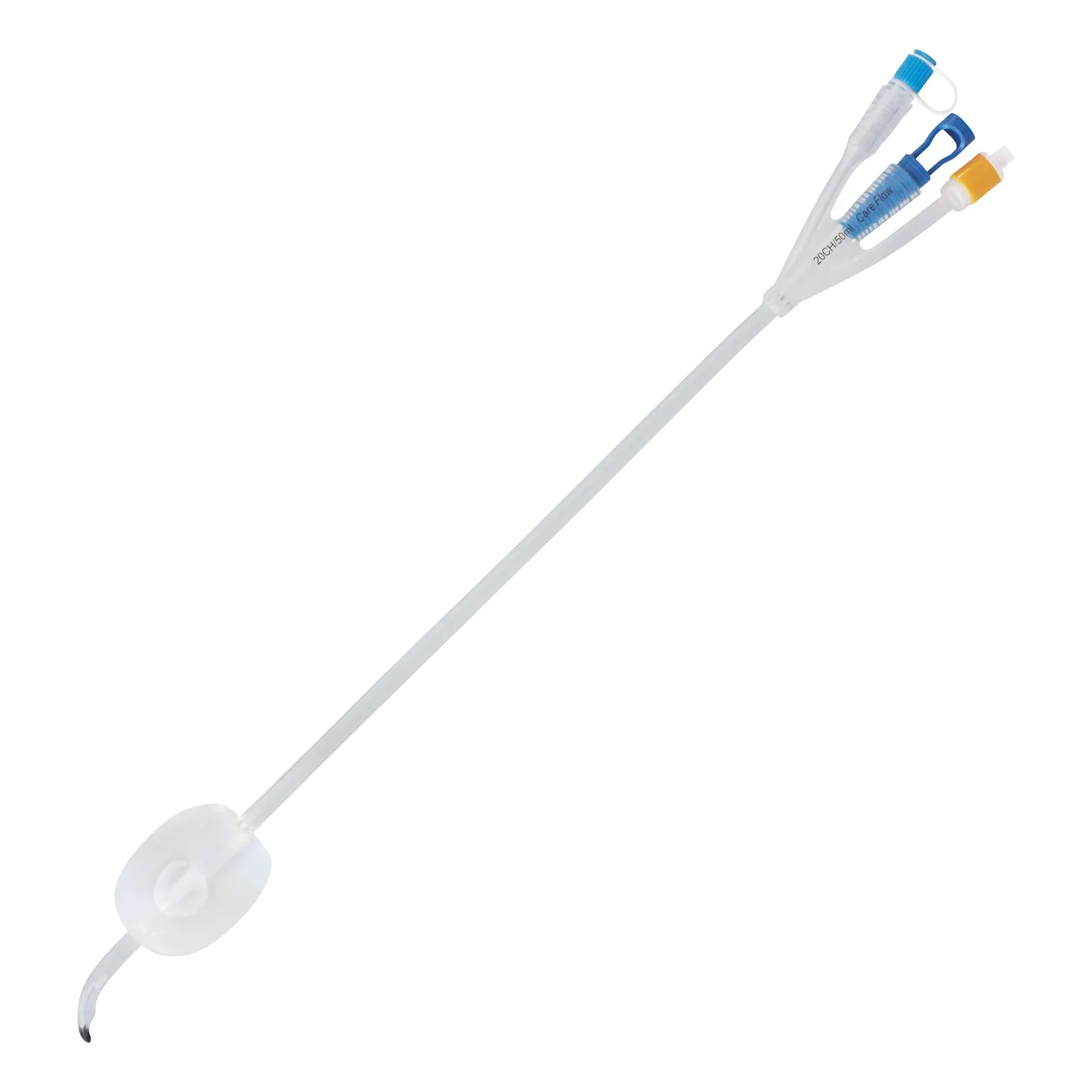 CARE FLOW Spülkatheter mit Dufourspitze, 100 % Silikon