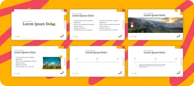 6 PowerPoint obrazovek s ESG prezentací