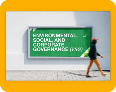 ESG mockup plakátu