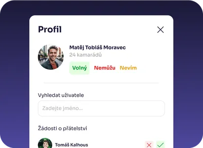Karta uživatele MeetMap