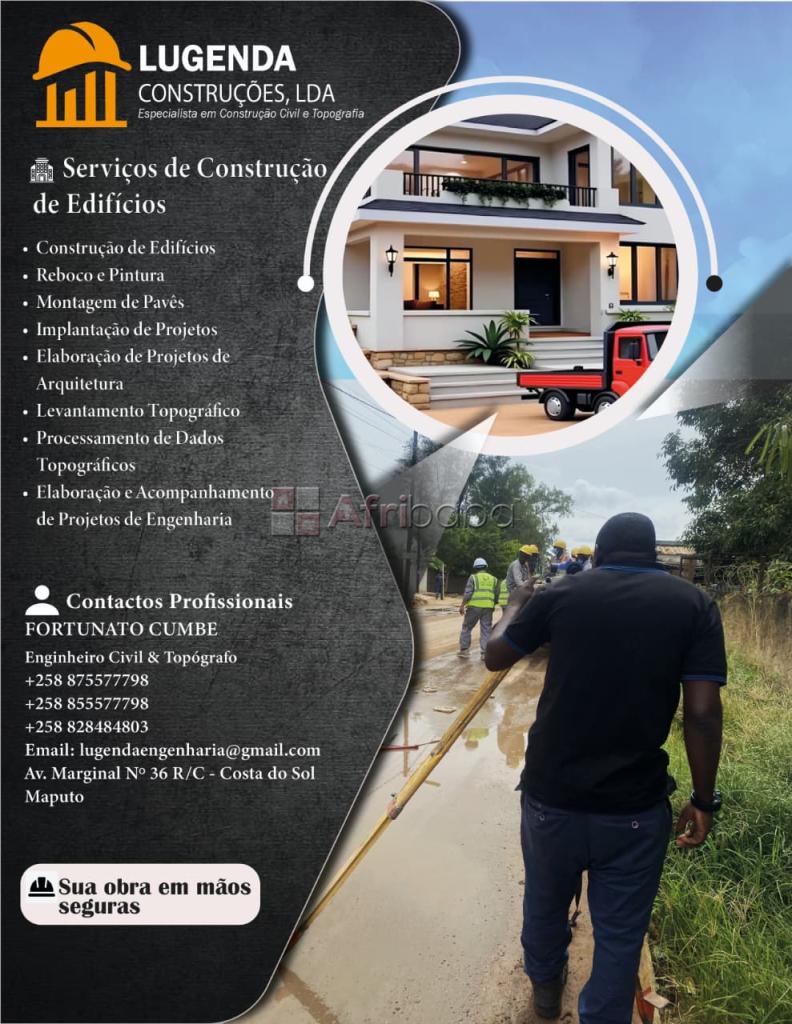 đźŹ—ď¸Ź lugenda engenharia de construĂ§ĂŁo, lda