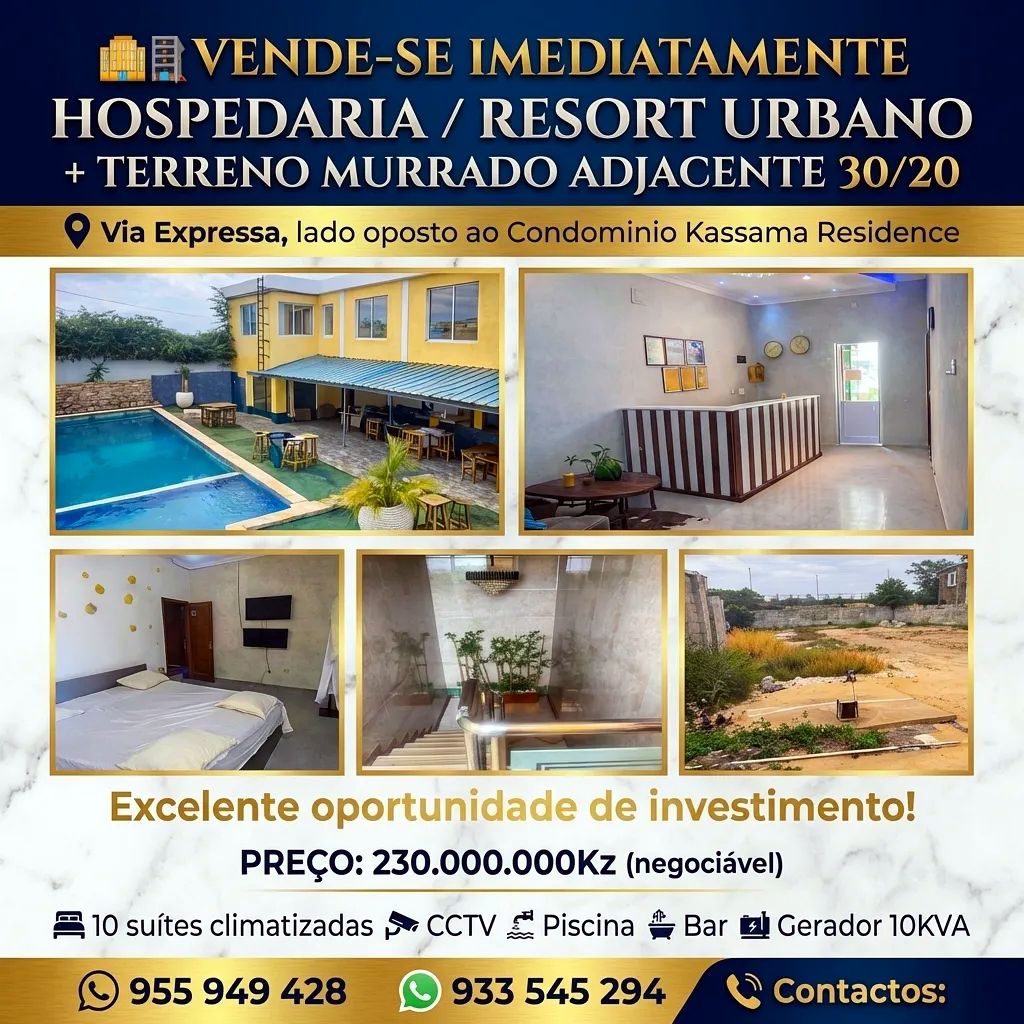 Vende-se Hospedaria/Resort urbano