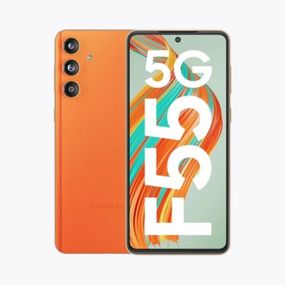 Samsung Galaxy F55 dos avec triple appareil photo et finition brillante - Acheter en Algérie