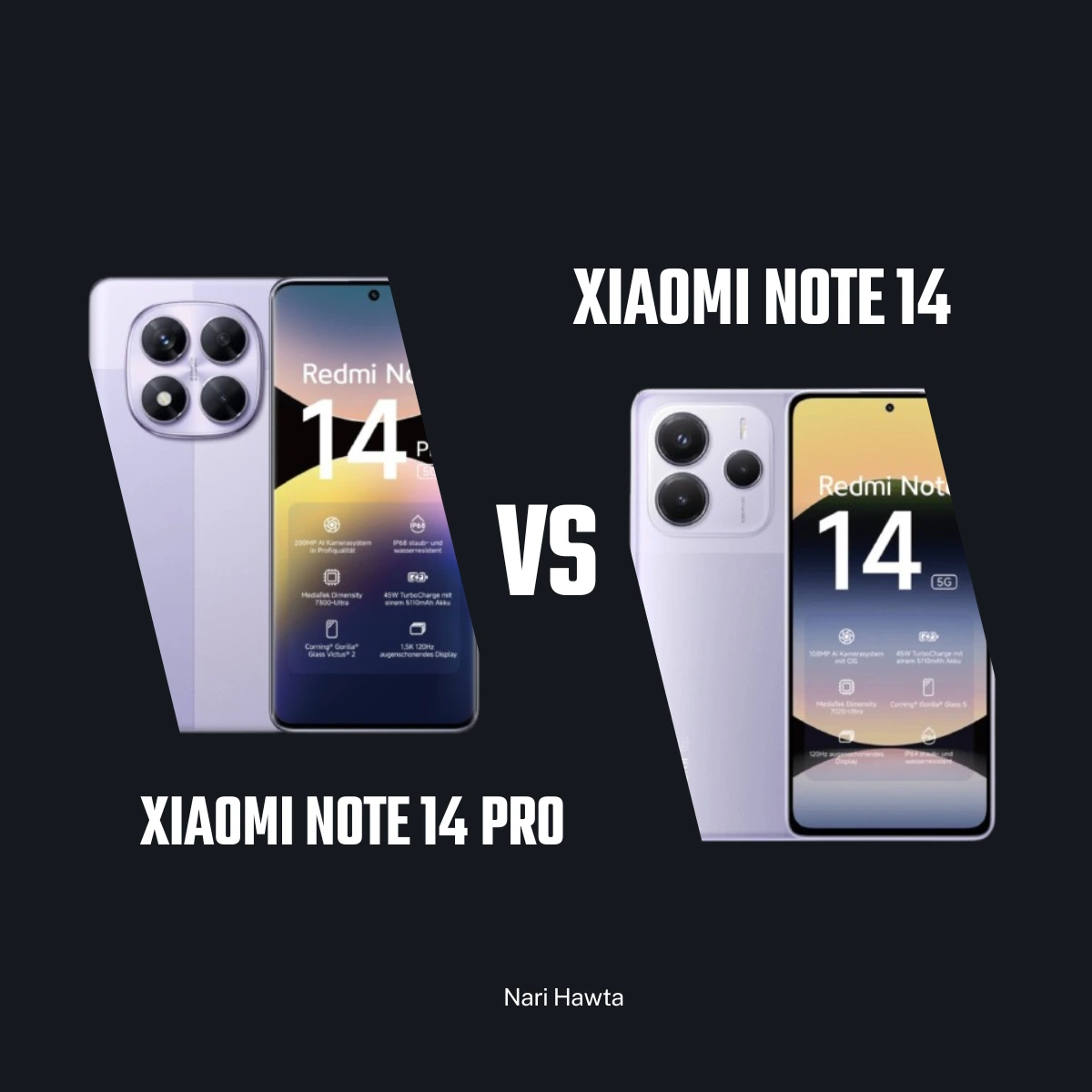 Xiaomi Redmi Note 14 Pro vs Xiaomi Redmi Note 14
