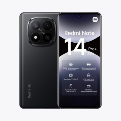 Xiaomi Redmi Note 14 Pro Plus smartphone avec écran AMOLED 120Hz quadruple caméra 200MP et batterie longue durée au meilleur prix au Maroc
