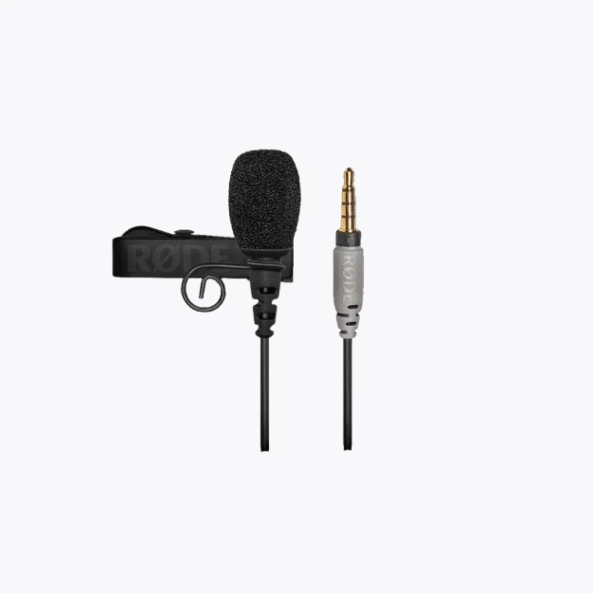 Rode SmartLav+ utilisé pour un podcast avec smartphone et application