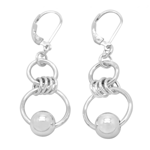 Eastern Promises Double Circle Earrings