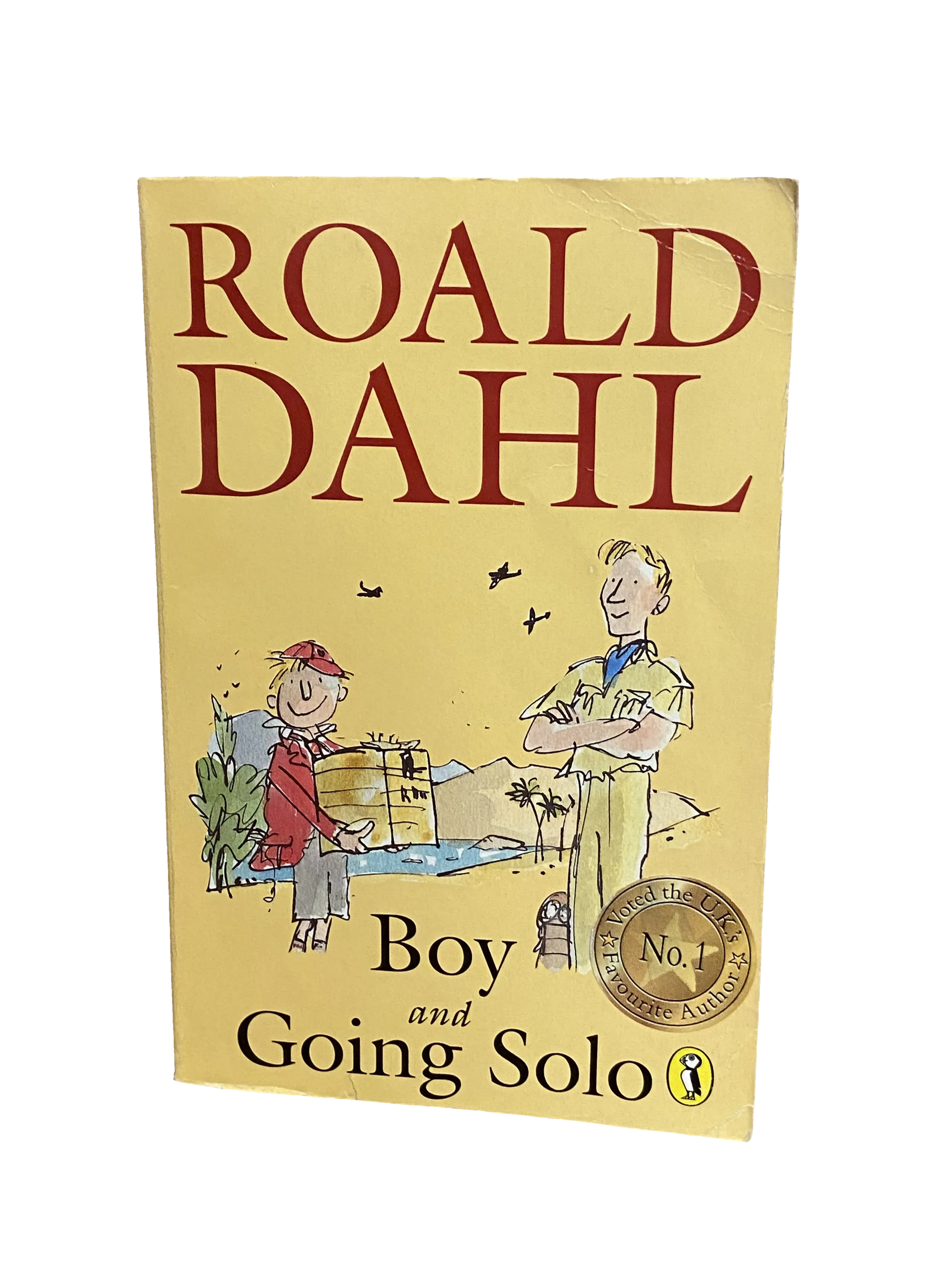 Boy and Going Solo by Roald Dahl, Fair condition, front cover