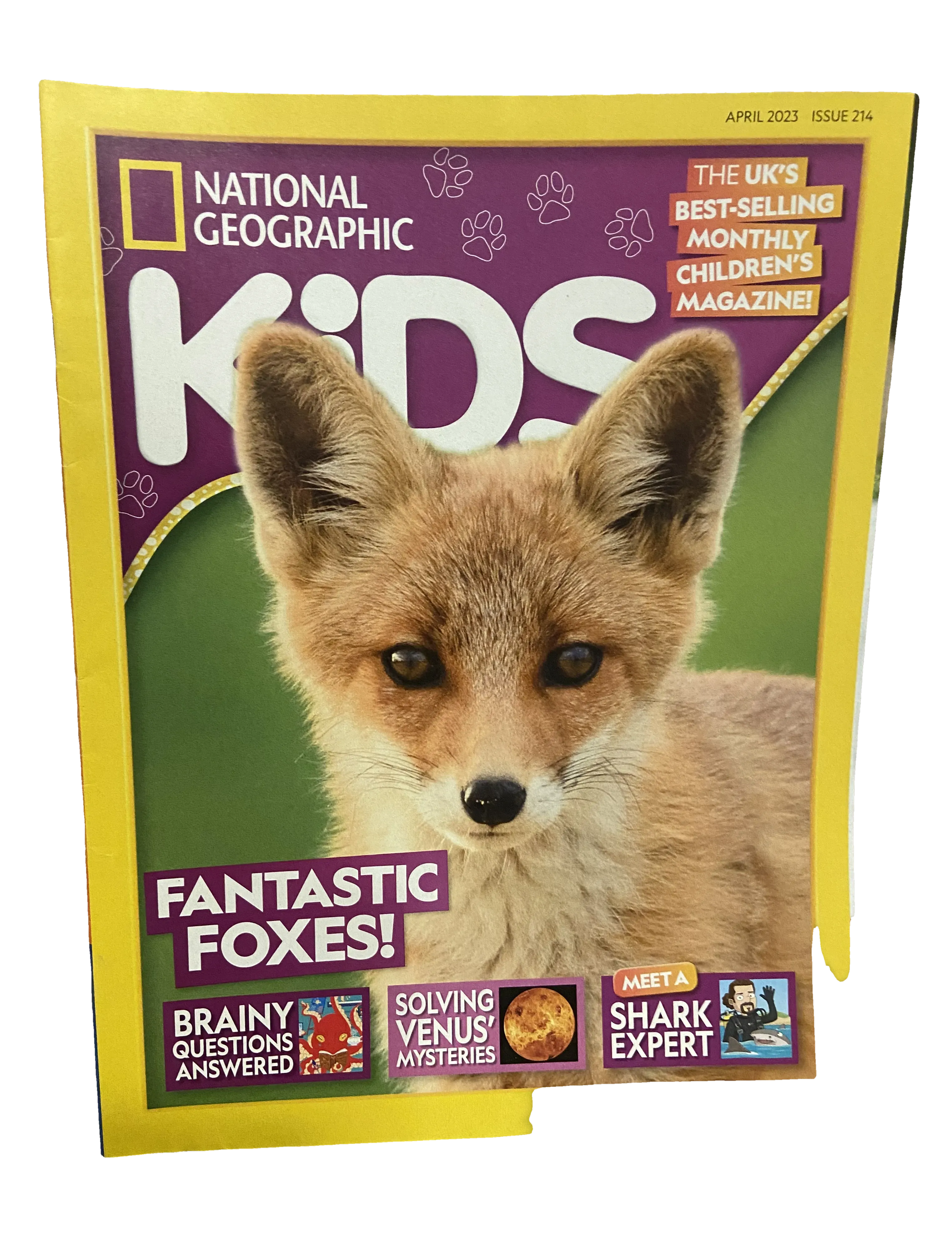 National Geographic Kids #214 — National Geographic Kids issue 214, Very Good condition, front cover