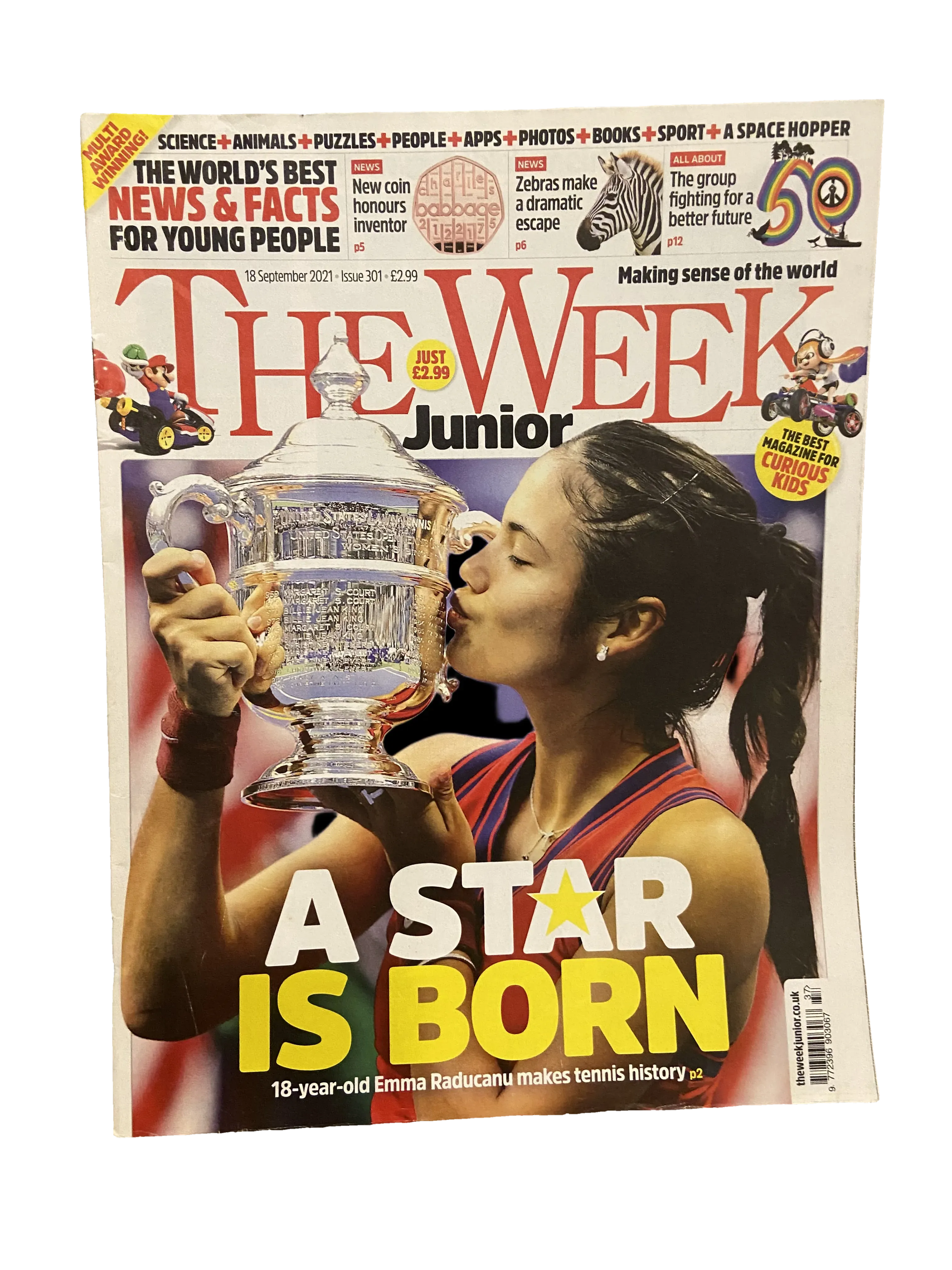 The Week Junior #301 — The Week Junior issue 301, Very Good condition, front cover