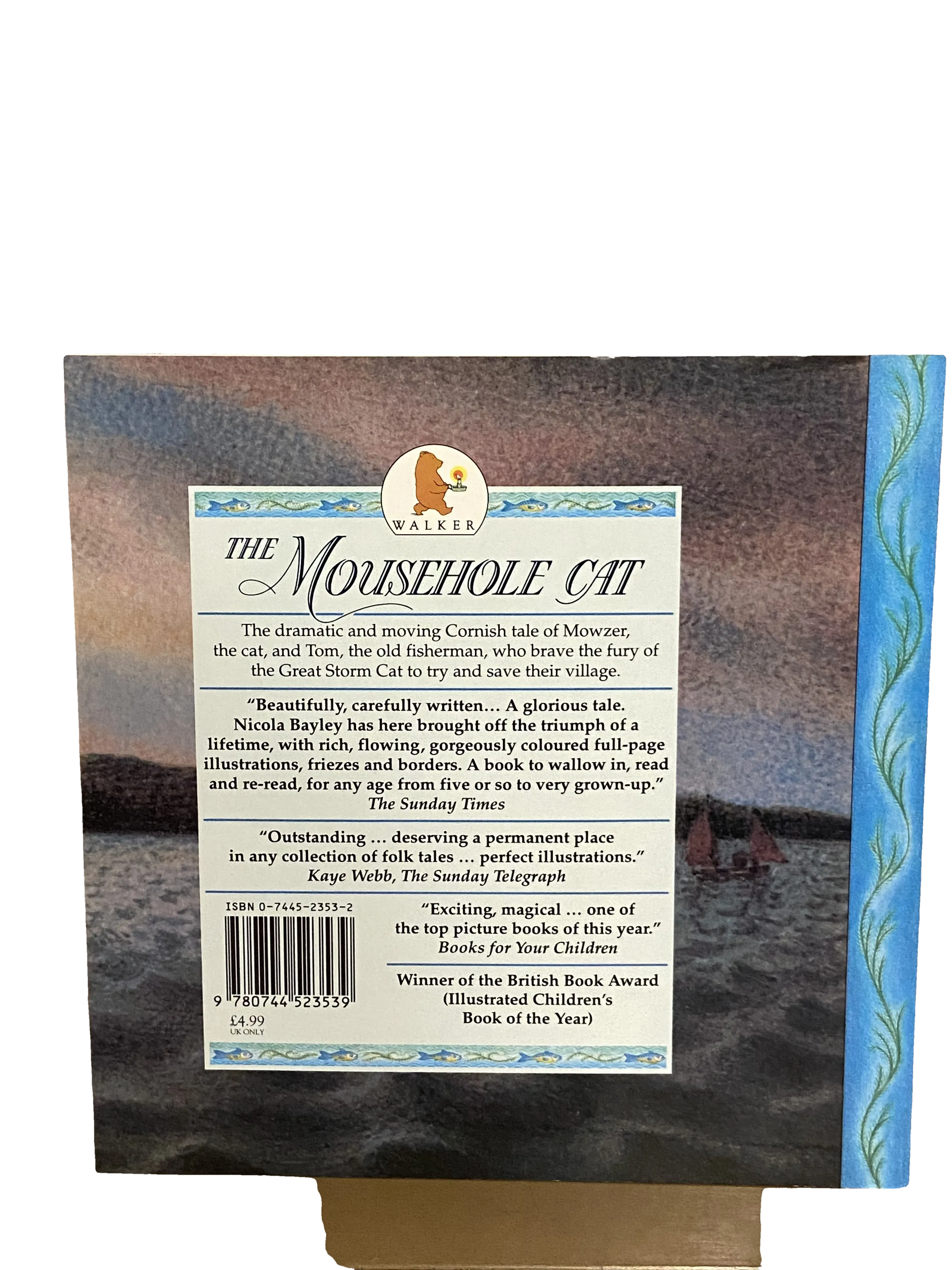 The Mousehole Cat by Antonia Barber, Nicola Bayley, Very Good condition, back cover