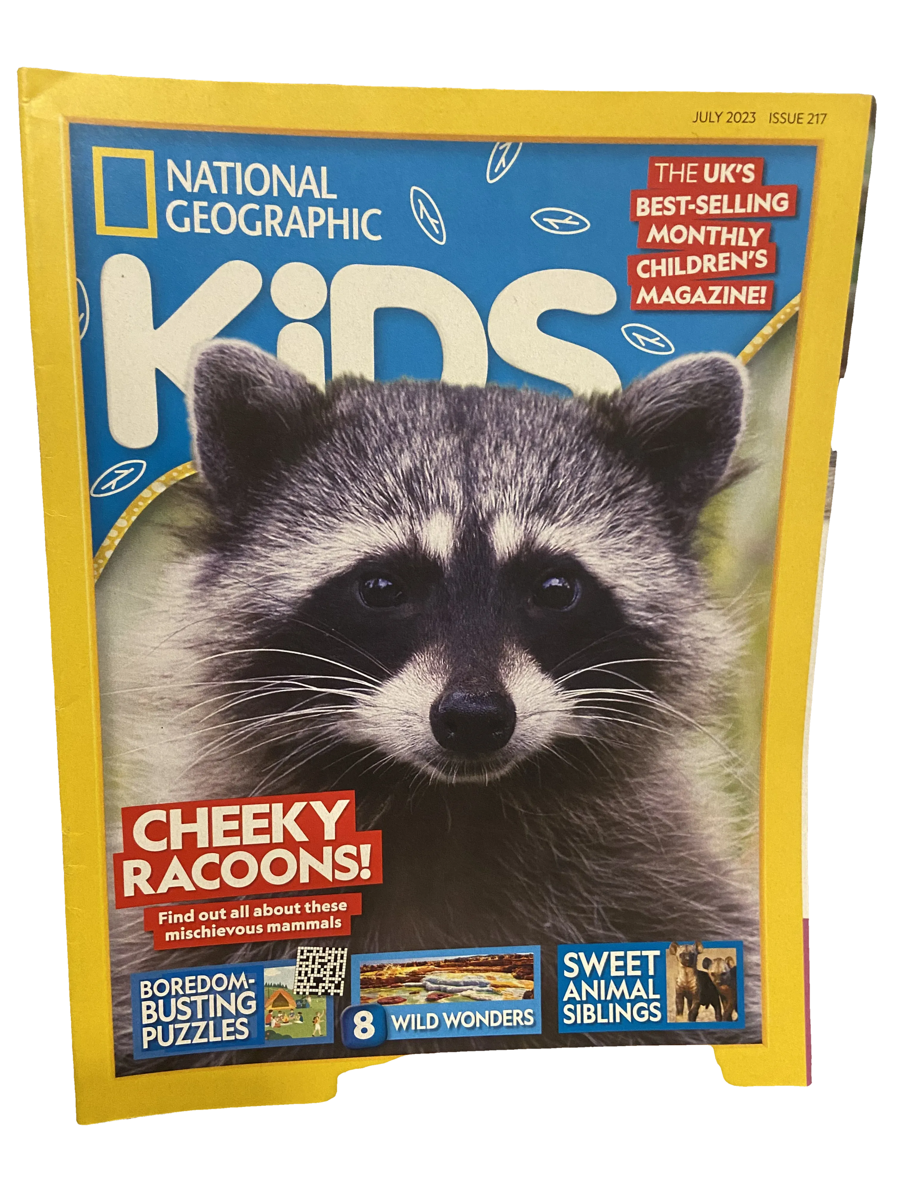 National Geographic Kids #217 — National Geographic Kids issue 217, Very Good condition, front cover