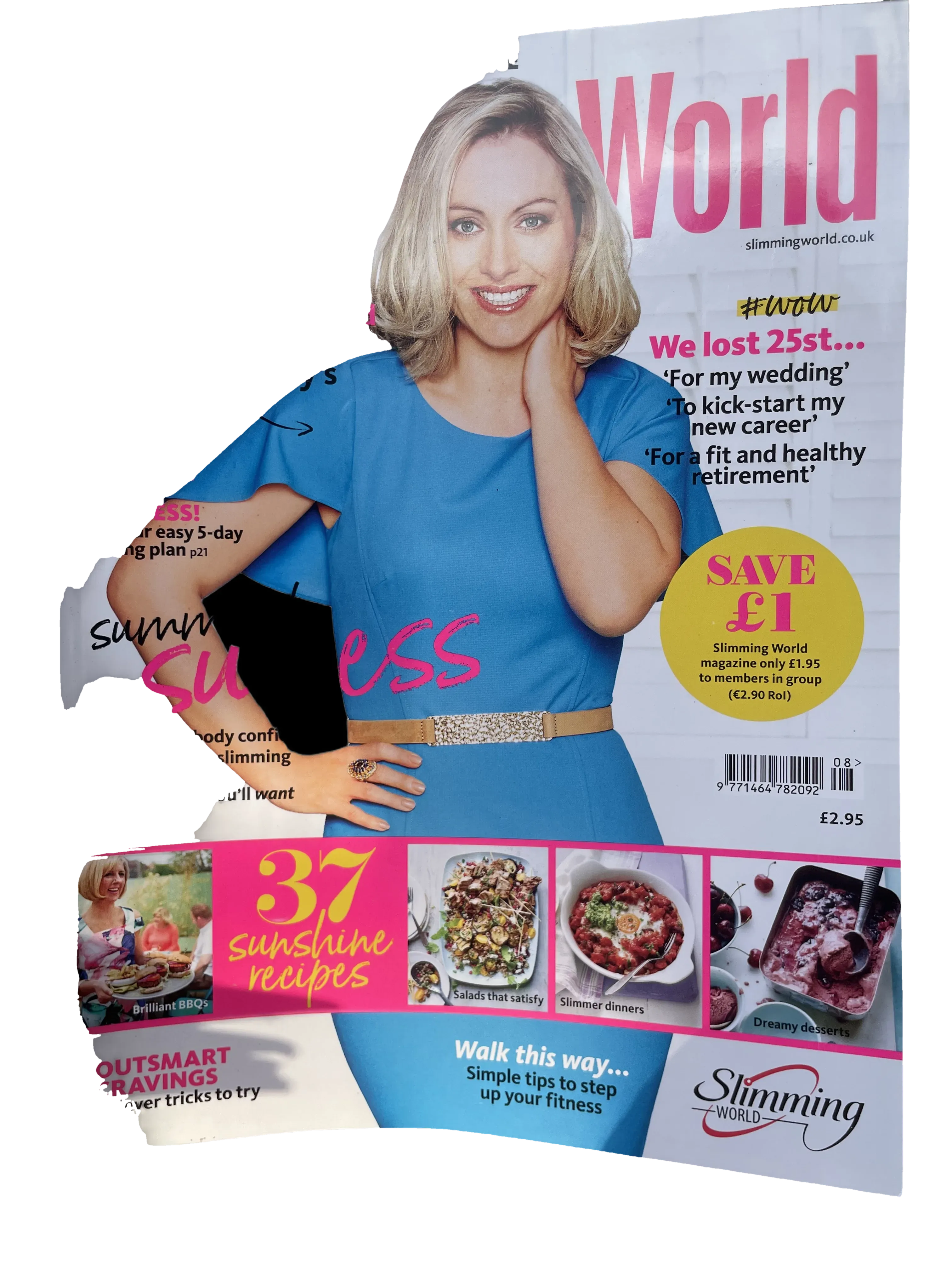 Slimming World Aug/Sept 2017 — Slimming World issue Aug/Sept 2017, Good condition, front cover