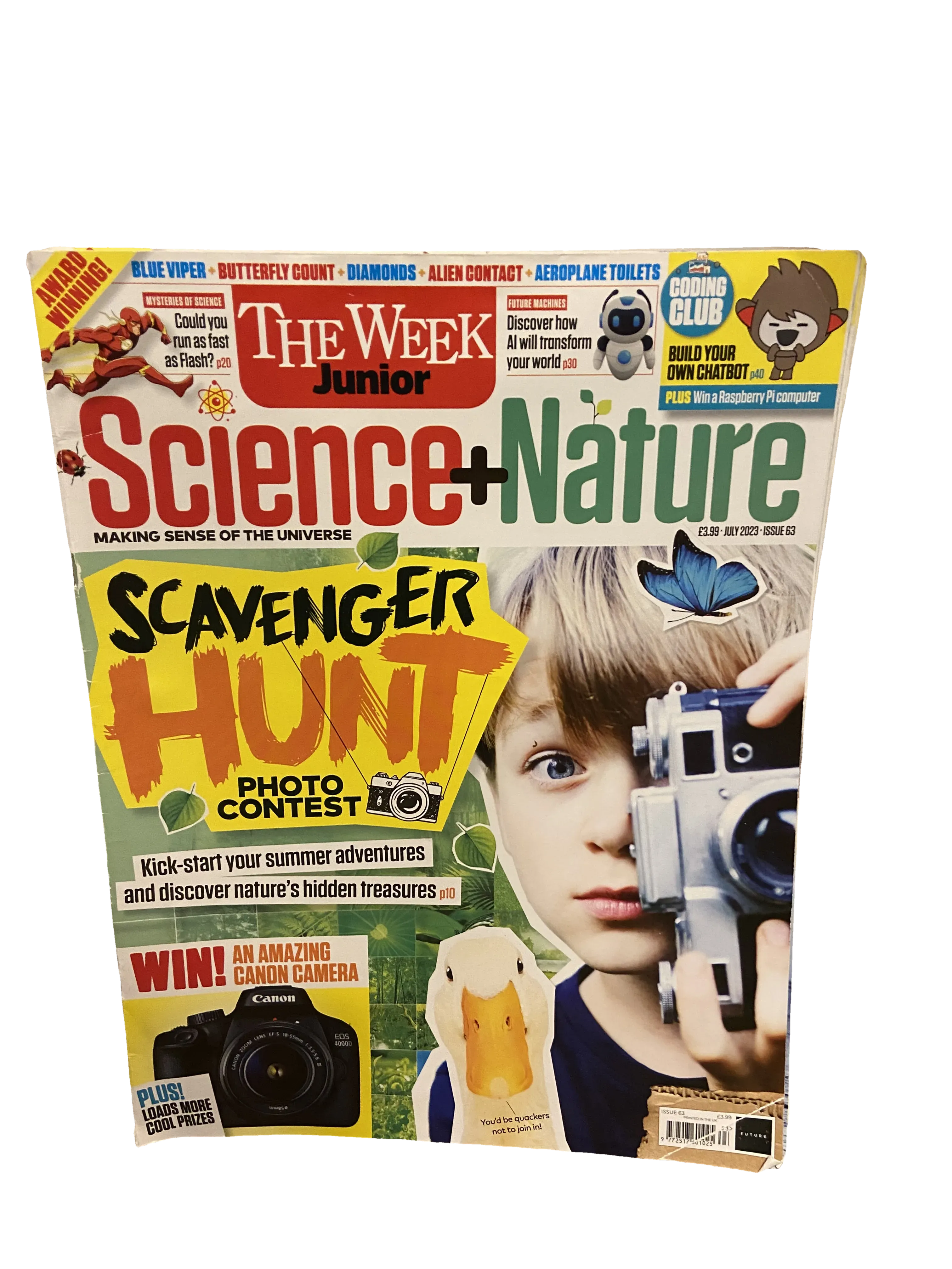 The Week Junior Science+Nature — The Week Junior Science+Nature issue 63, Good condition, front cover