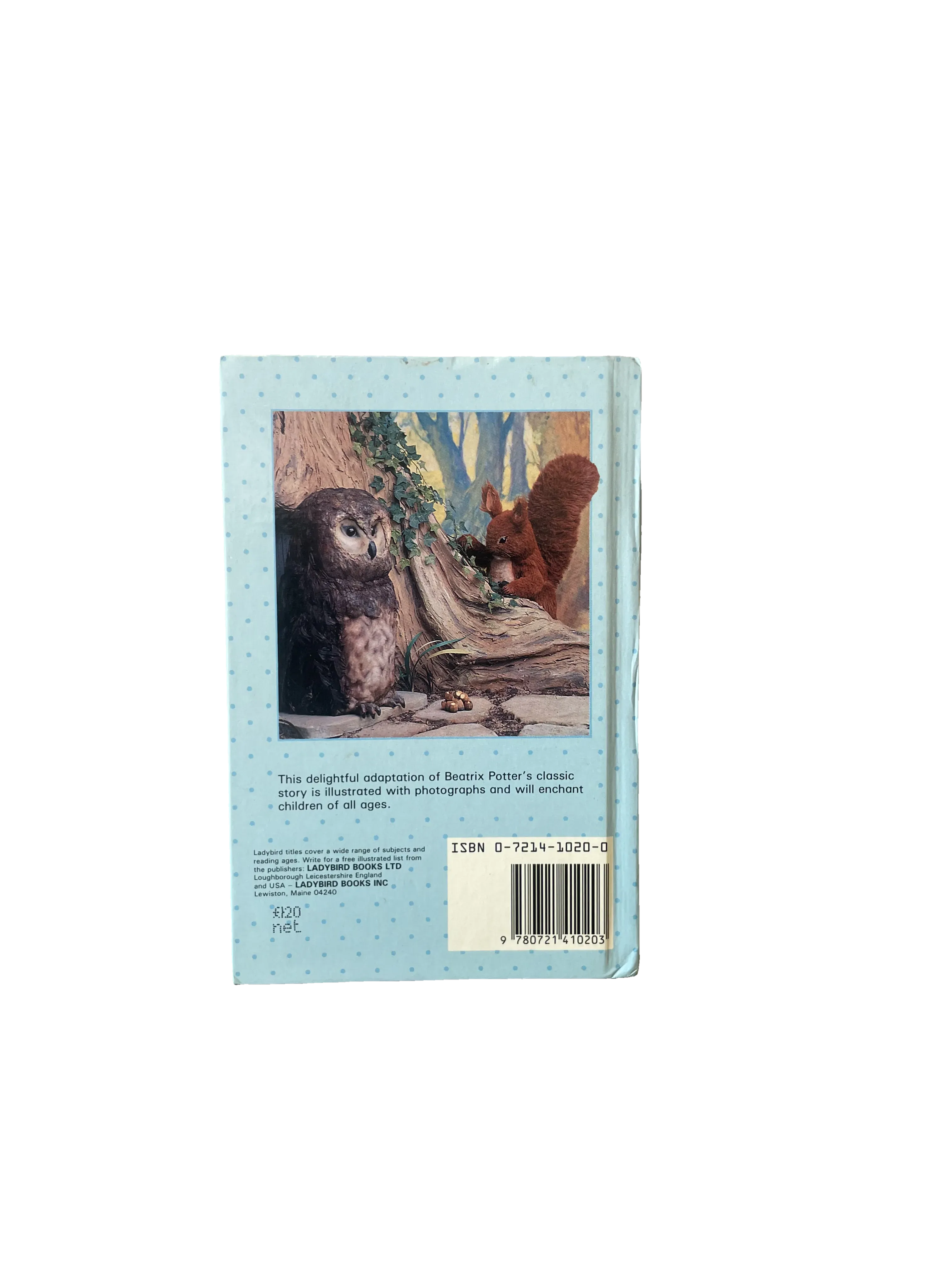 The Tale of Squirrel Nutkin by Beatrix Potter, Good condition, back cover