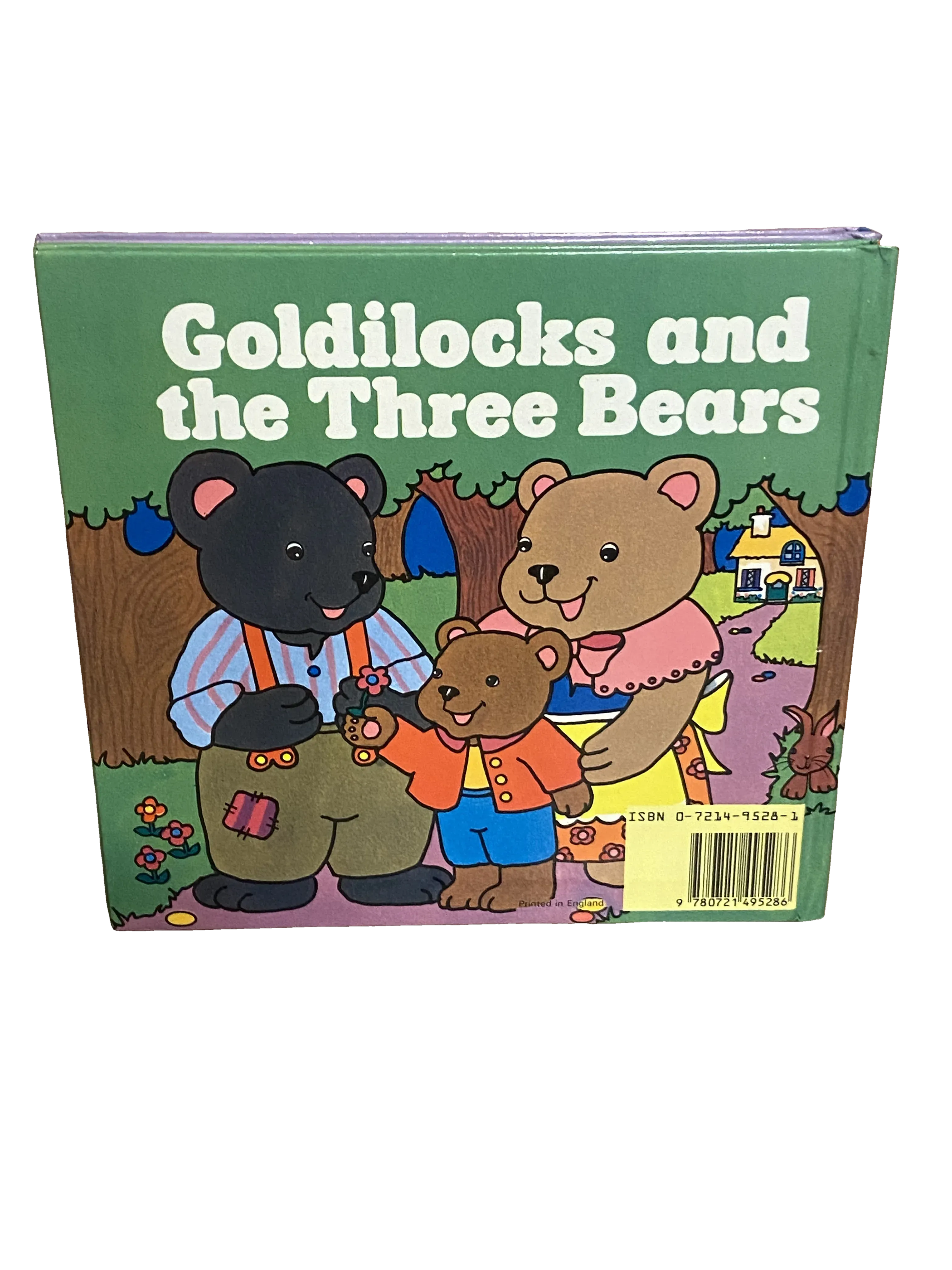 Goldilocks and the Three Bears, Very Good condition, back cover