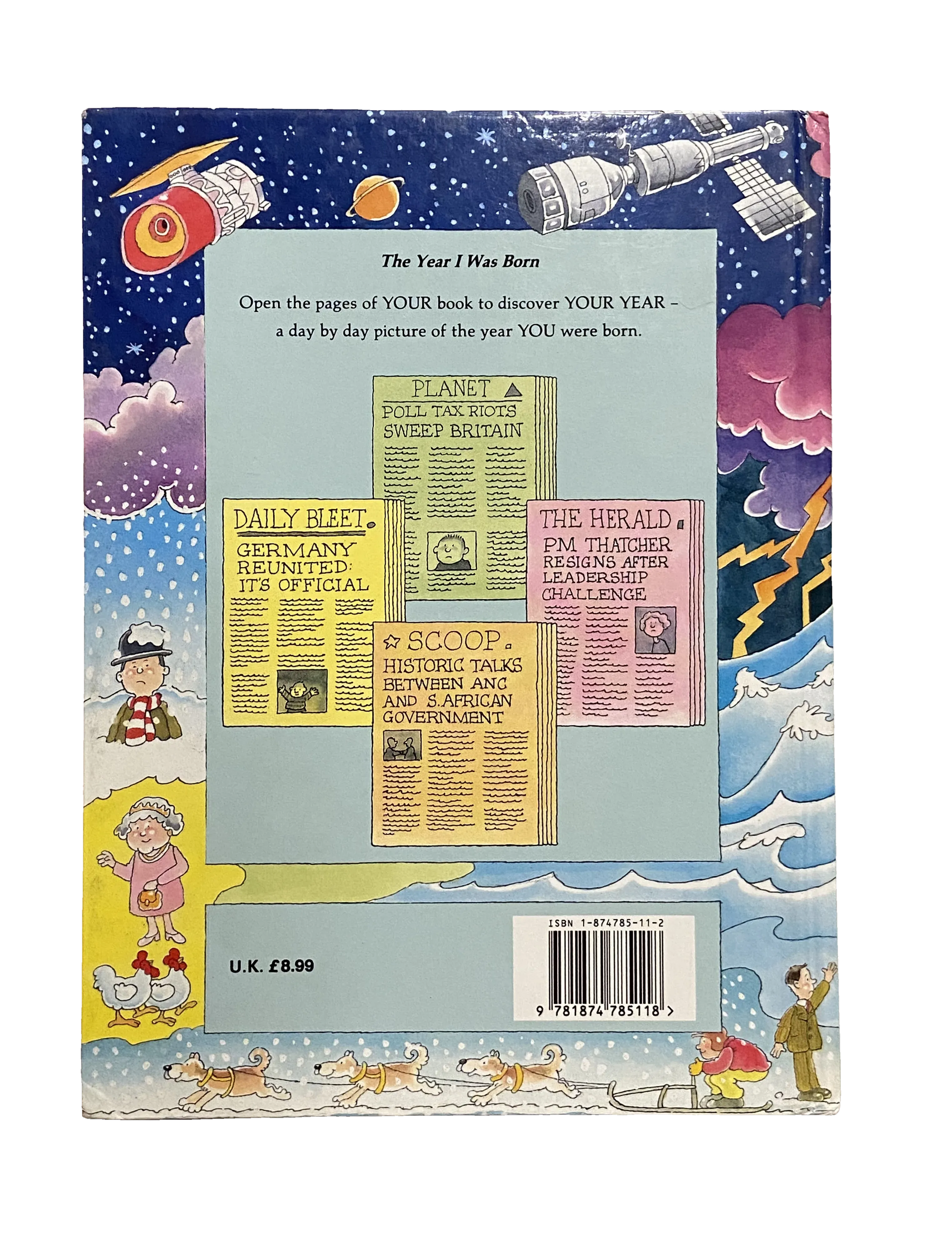 1990 The Year I Was Born, Good condition, back cover