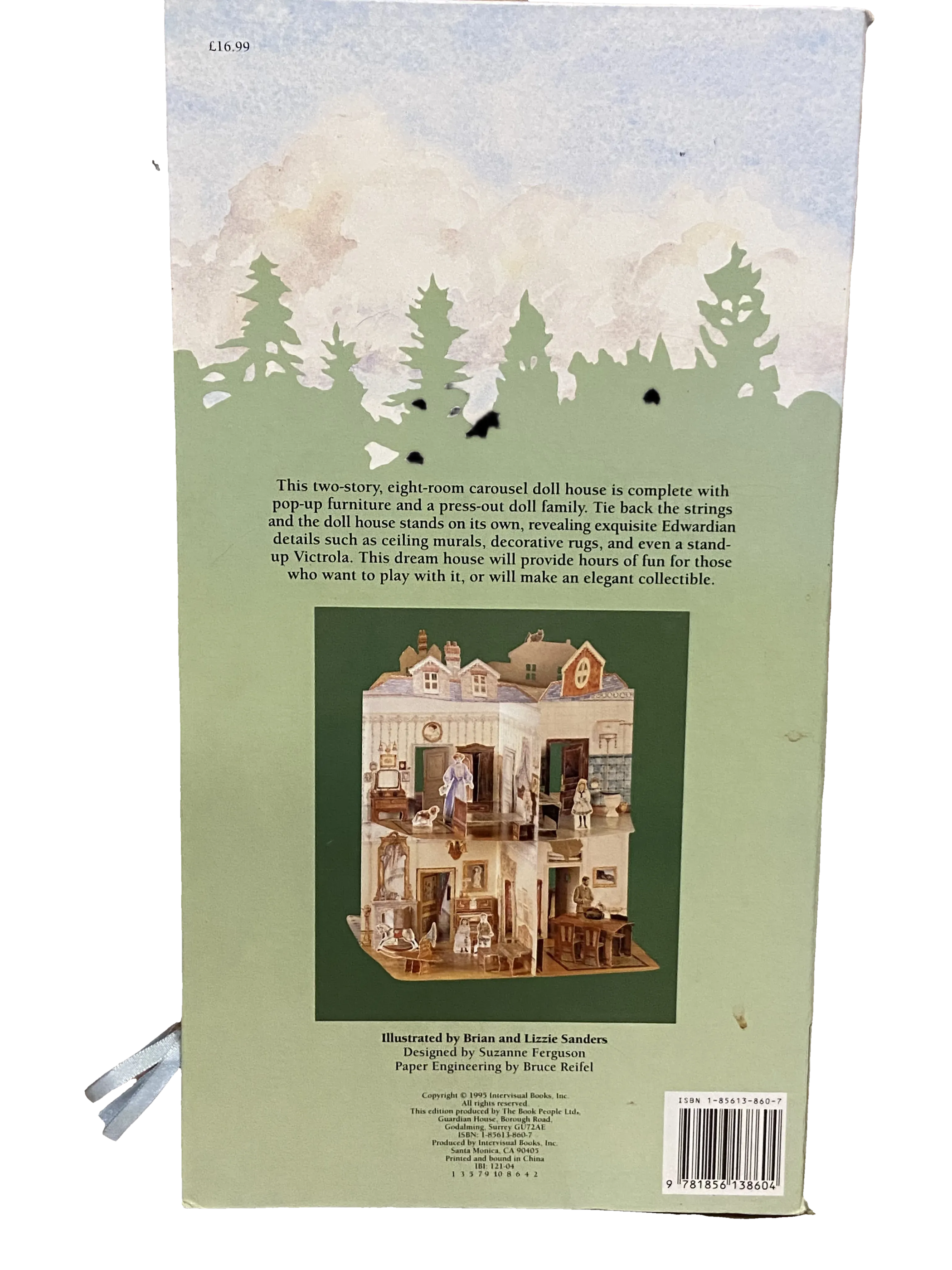A Three-Dimensional Edwardian Doll House, Good condition, back cover