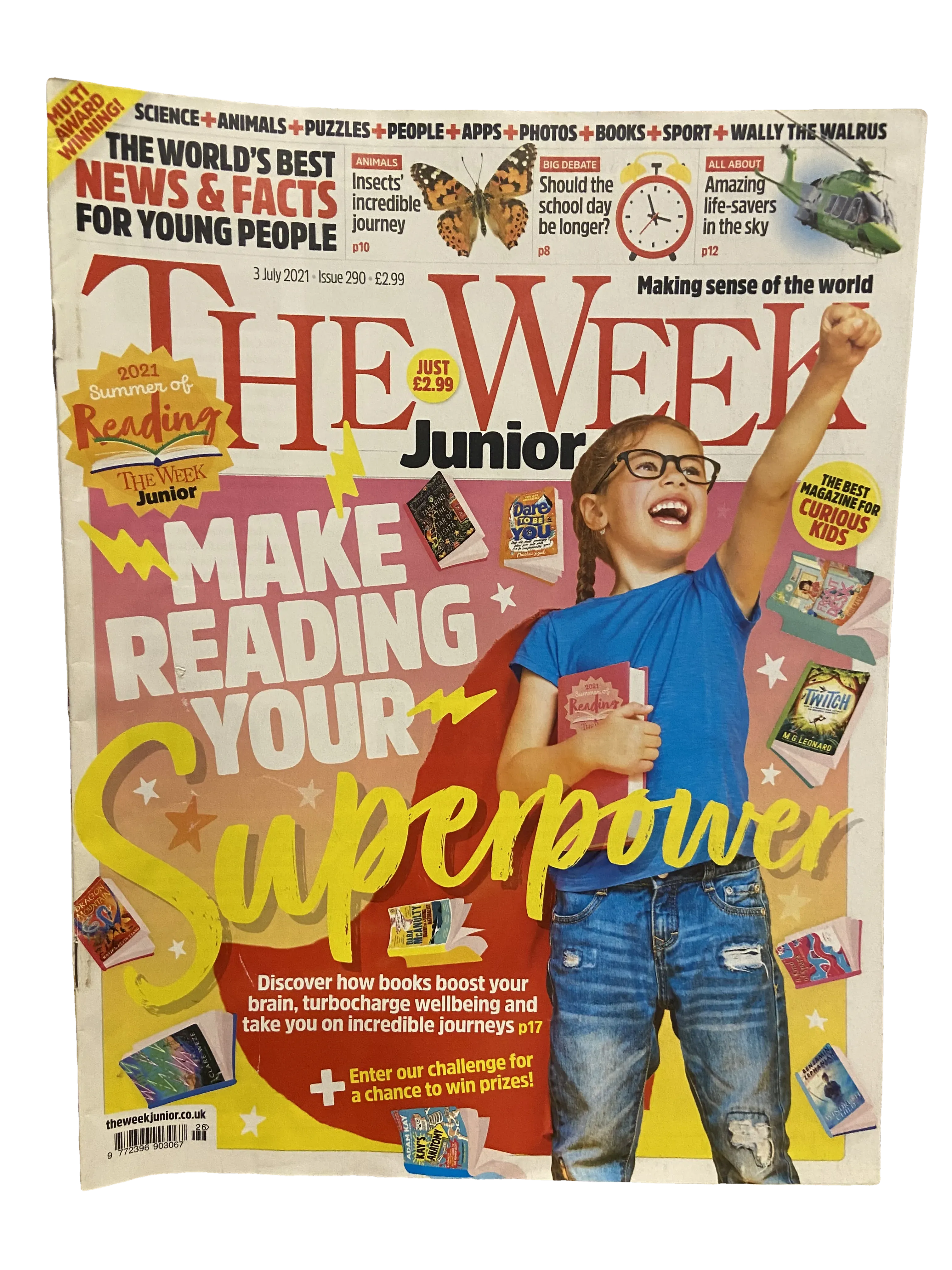 The Week Junior #290 — The Week Junior issue 290, Very Good condition, front cover