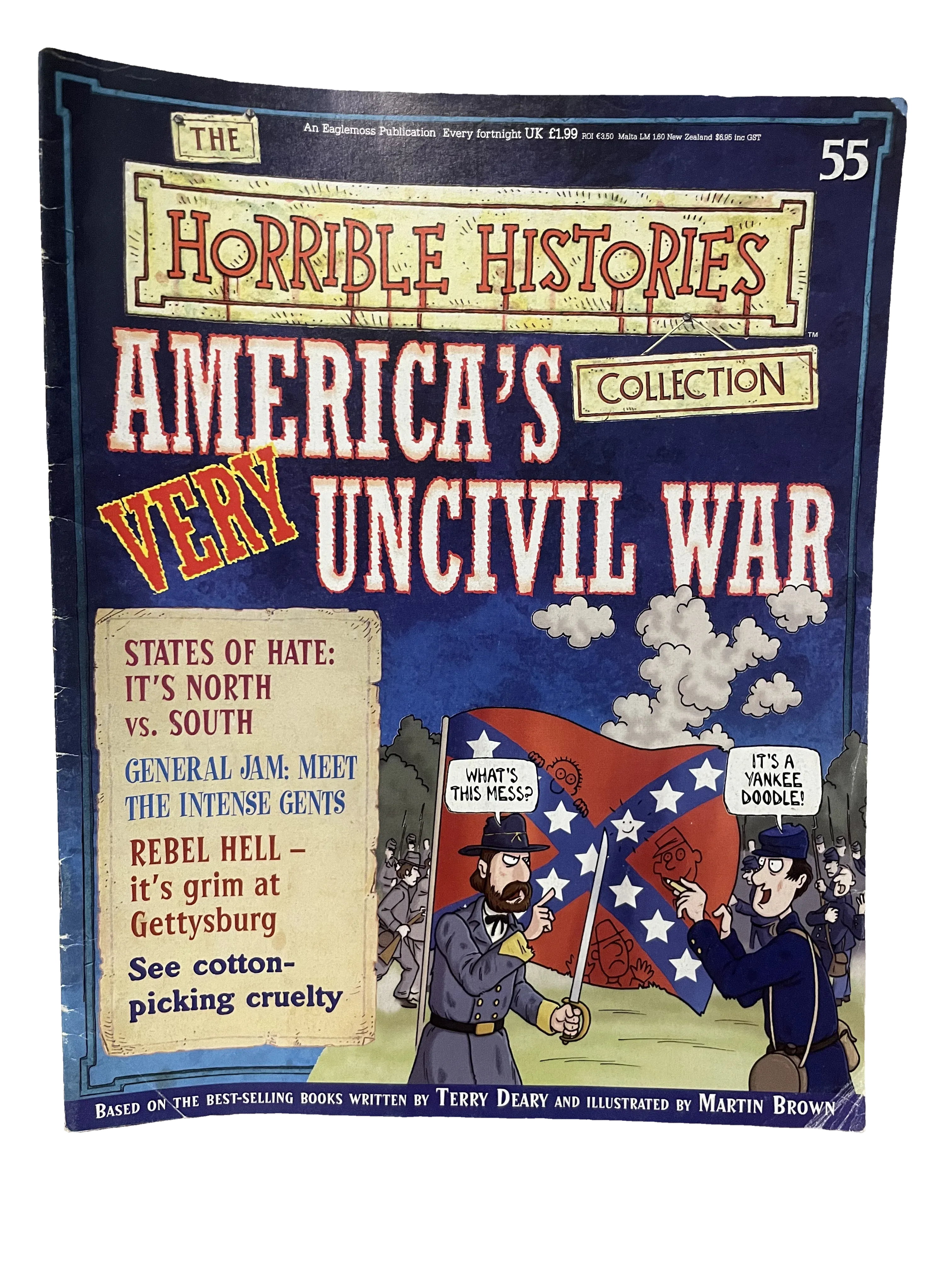 America's Very Uncivil War — Horrible Histories Collection issue 55, Good condition, front cover
