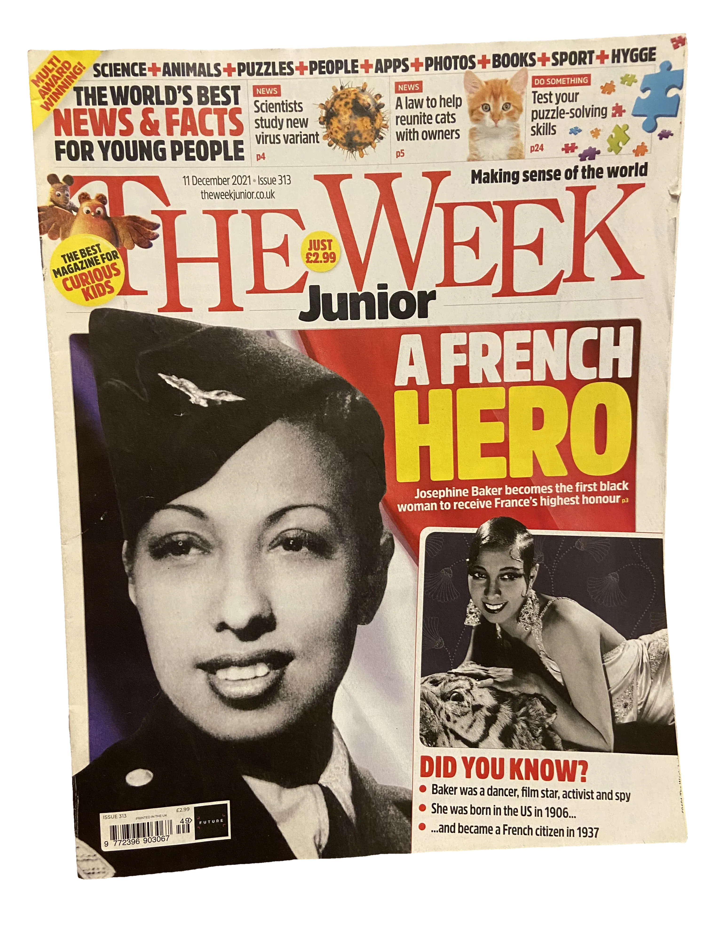 The Week Junior #313 — The Week Junior issue 313, Good condition, front cover
