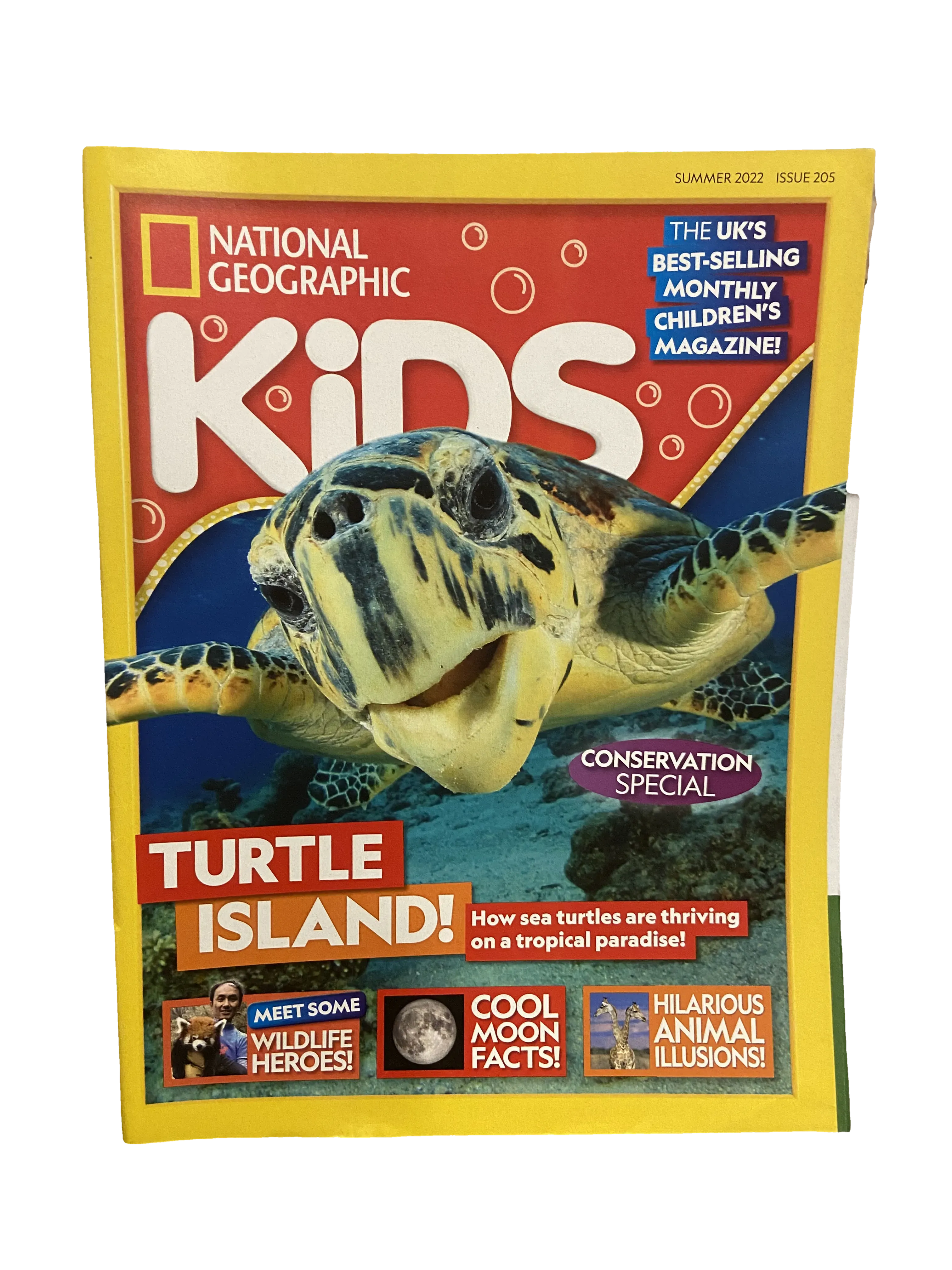 National Geographic Kids Summer 2022 — National Geographic Kids issue 205, Very Good condition, front cover