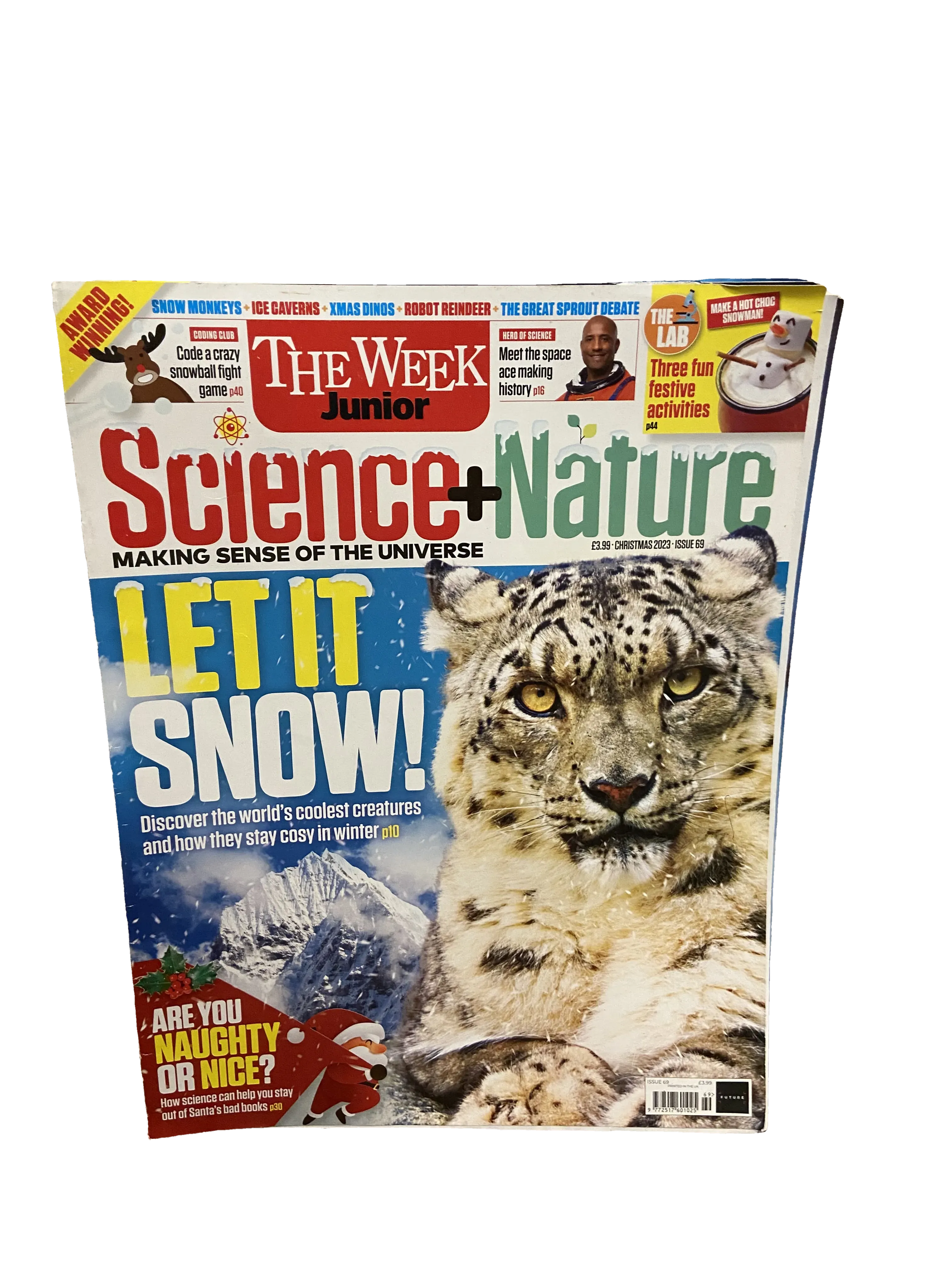 The Week Junior Science+Nature Christmas 2023 — The Week Junior Science+Nature issue 69, Very Good condition, front cover