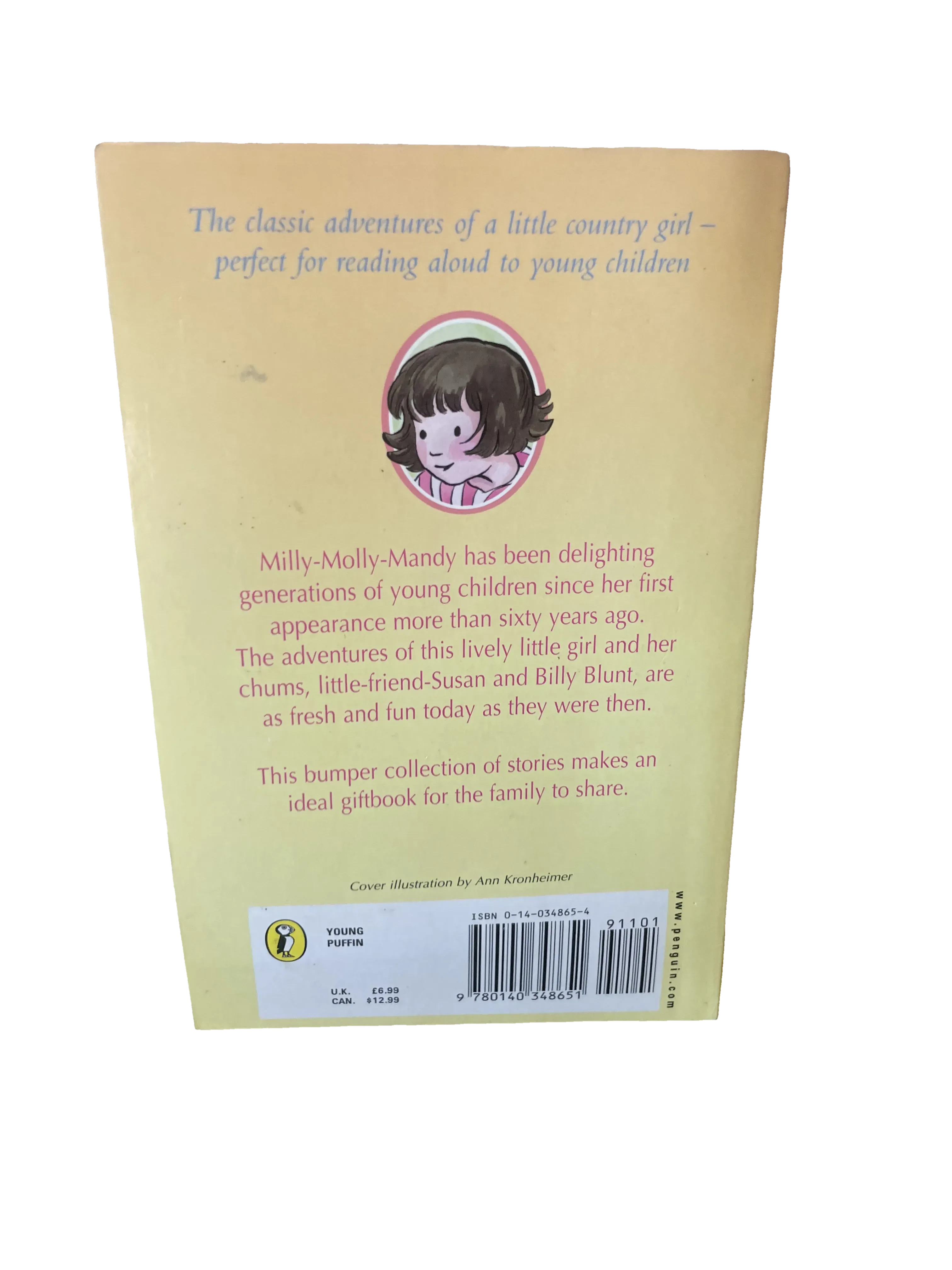 The Adventures of Milly-Molly-Mandy by Joyce Lankester Brisley, Good condition, back cover