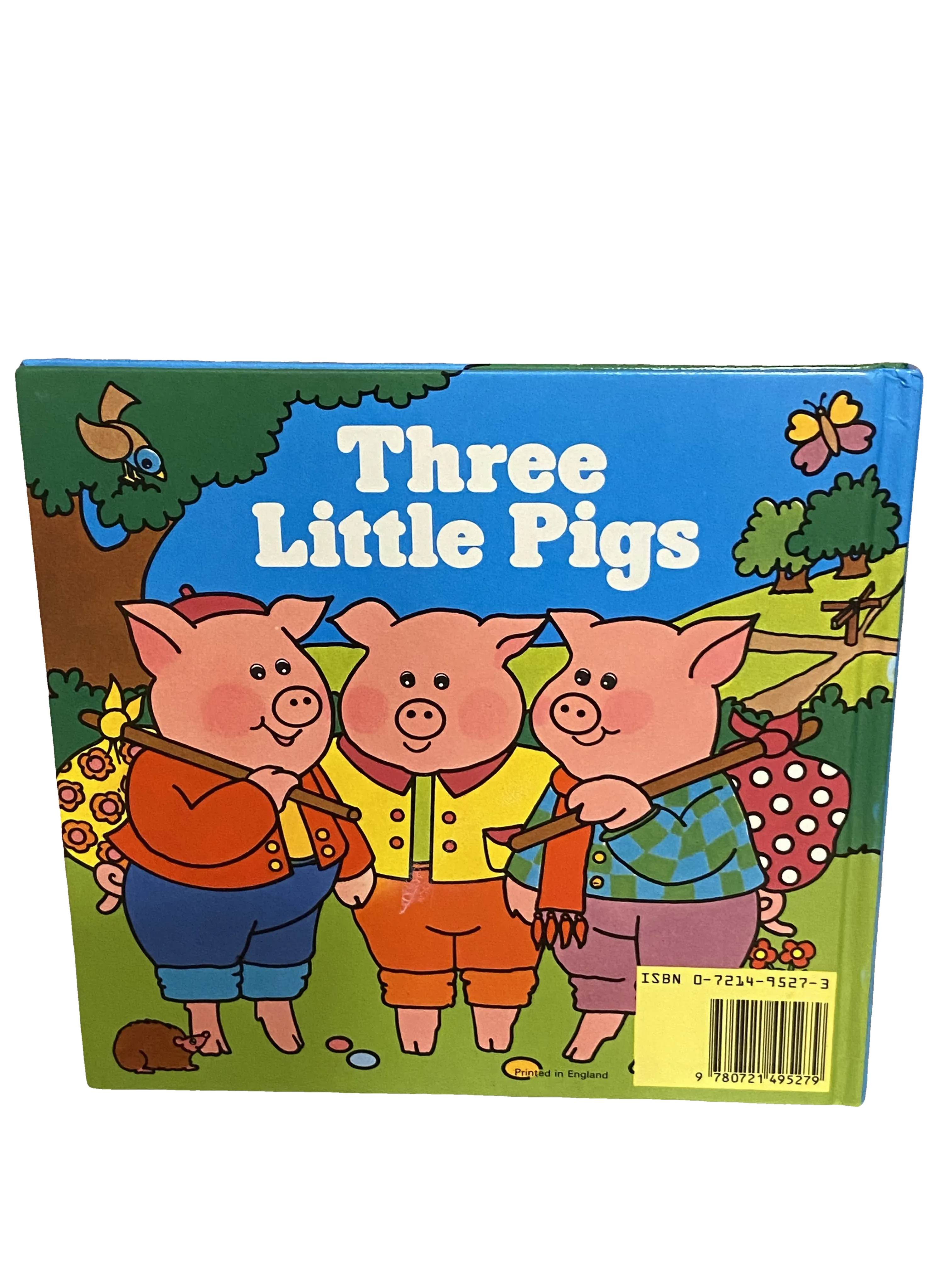 Three Little Pigs, Good condition, back cover