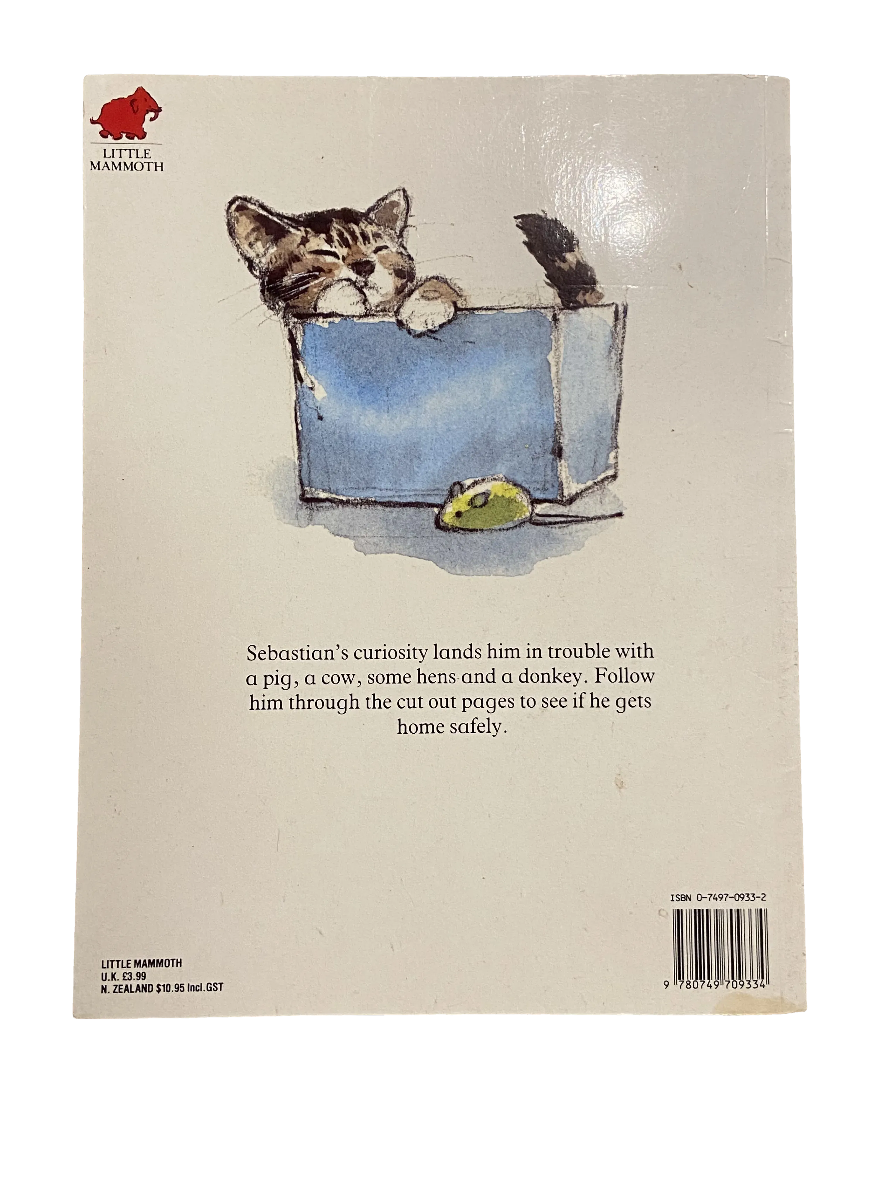 Sebastian Explores by Vanessa Julian-Ottie, Good condition, back cover