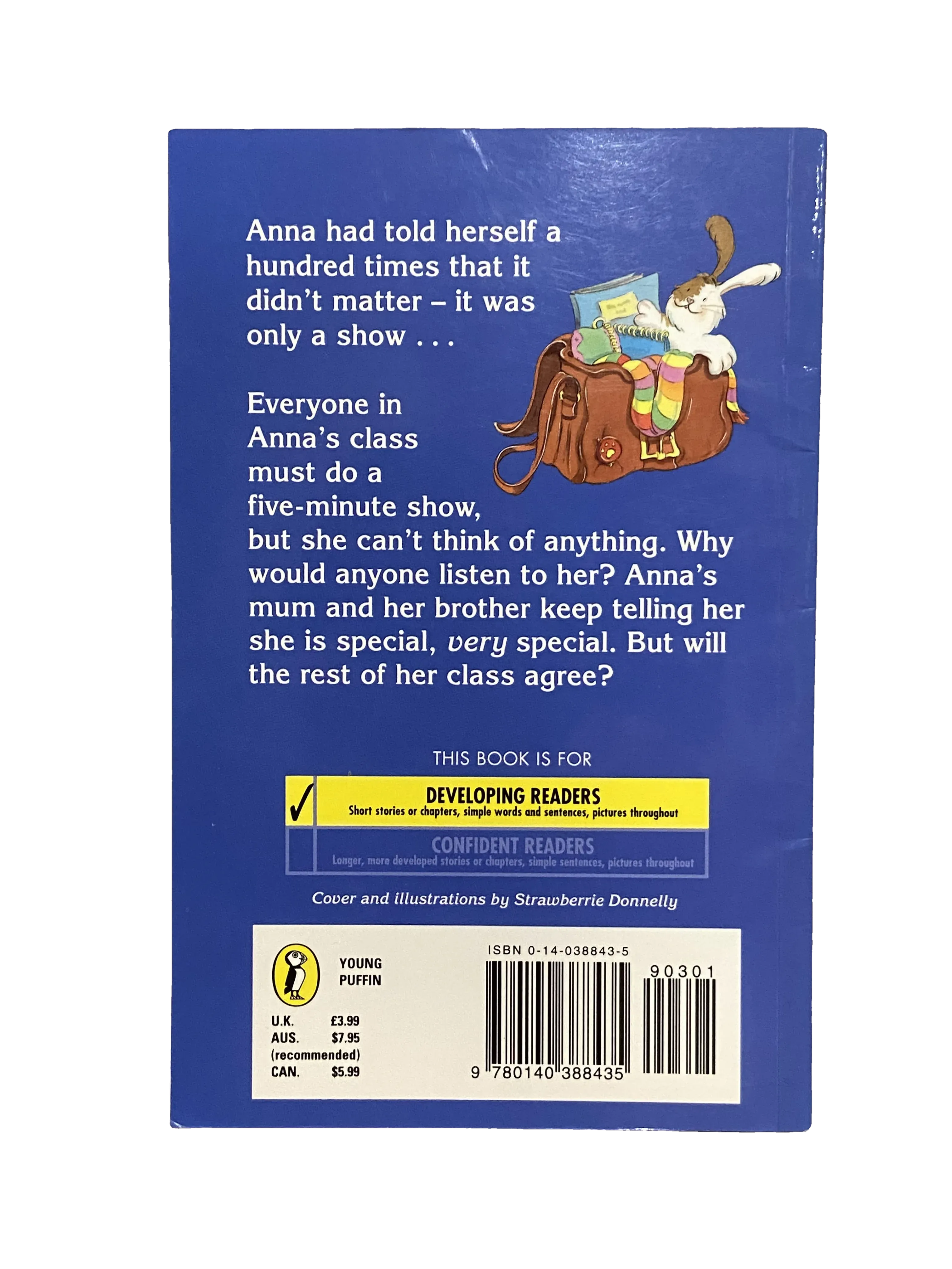 Only a Show by Anne Fine, Very Good condition, back cover